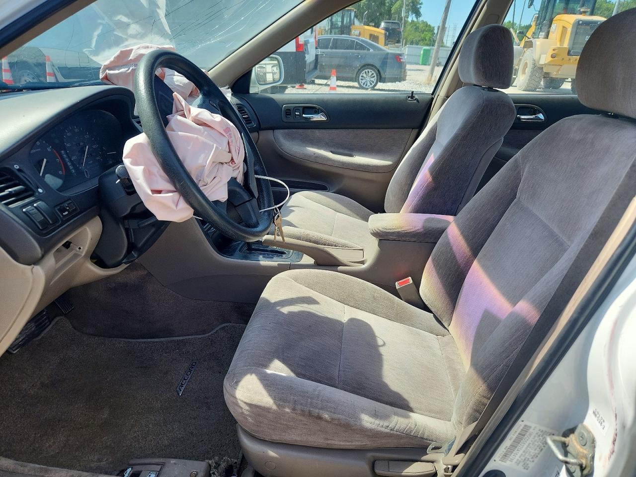 1995 Honda Accord Lx White vin: 1HGCD5632SA164798