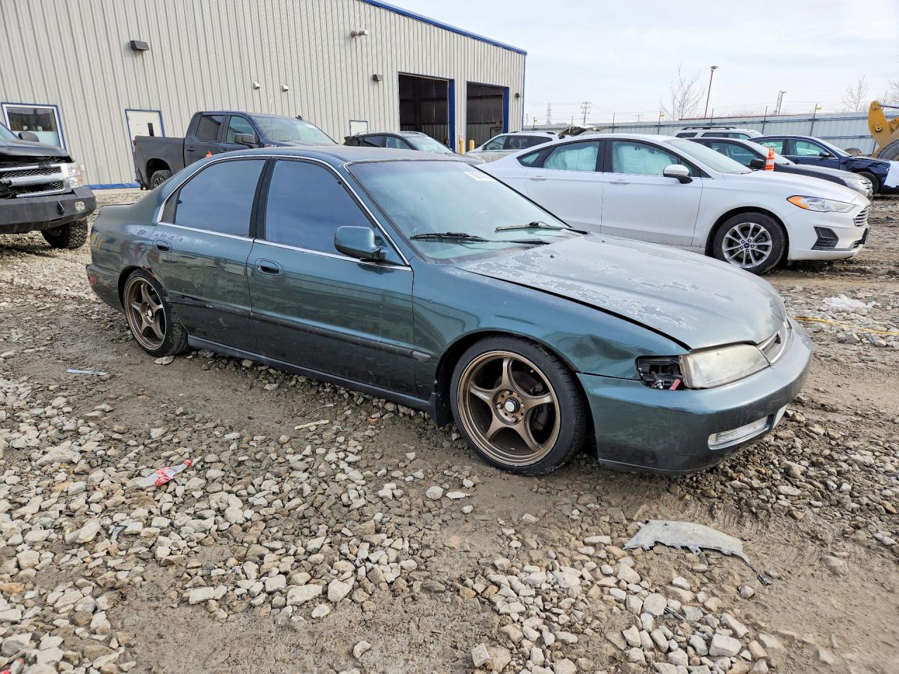 1996 Honda Accord Lx Green vin: 1HGCD5632TA013431