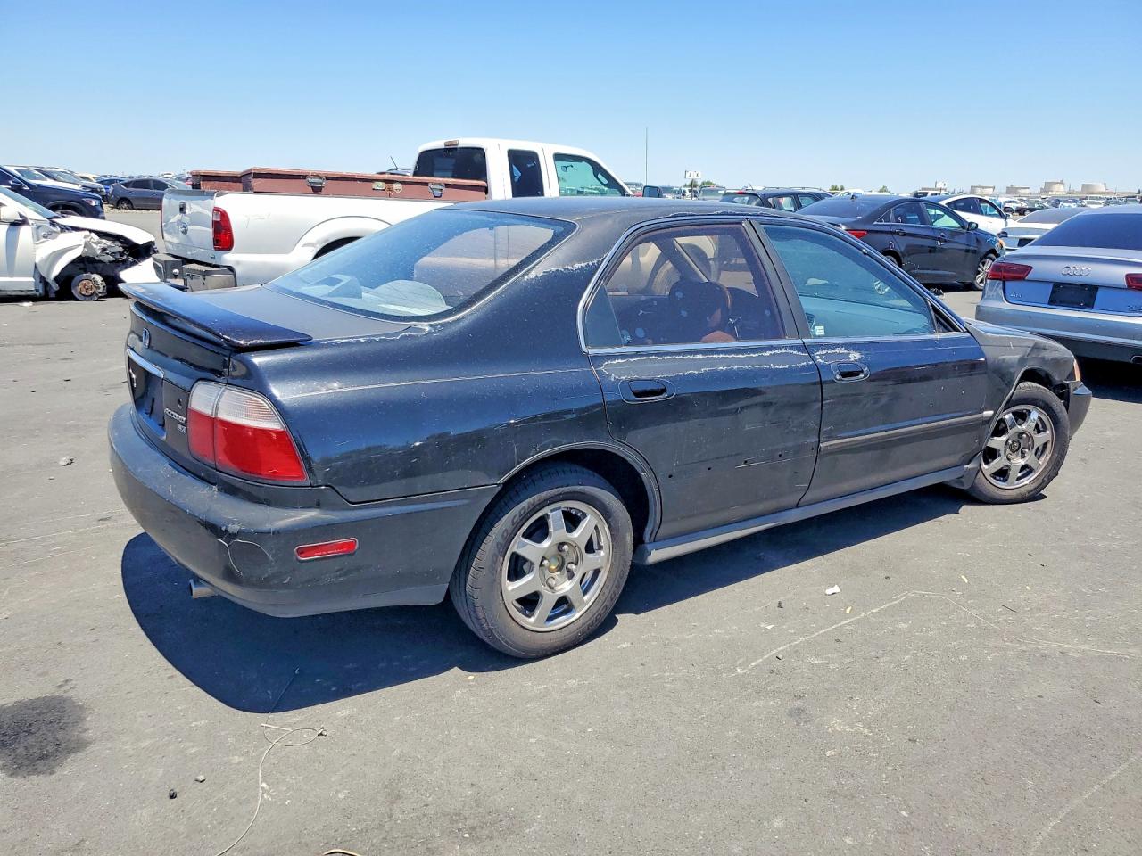 1996 Honda Accord Lx Black vin: 1HGCD5632TA241655