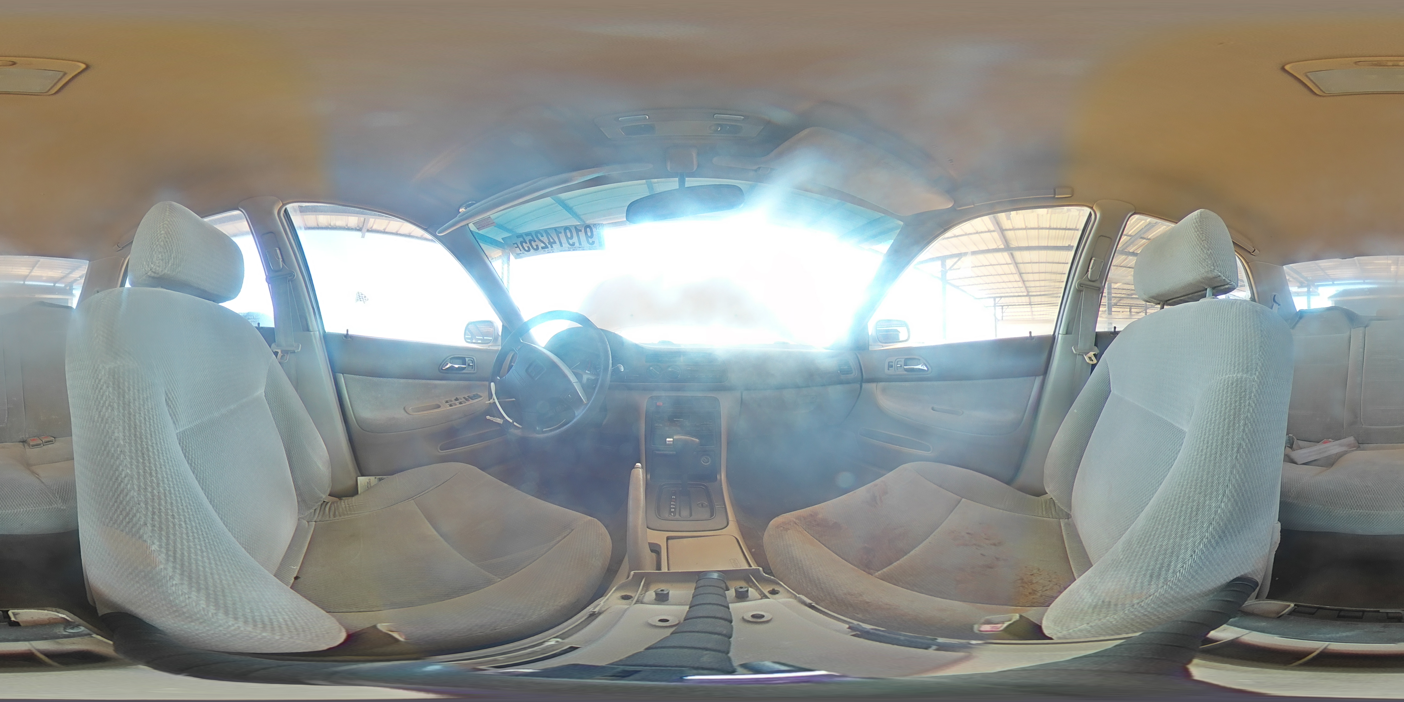 1997 Honda Accord Lx Tan vin: 1HGCD5633VA070014