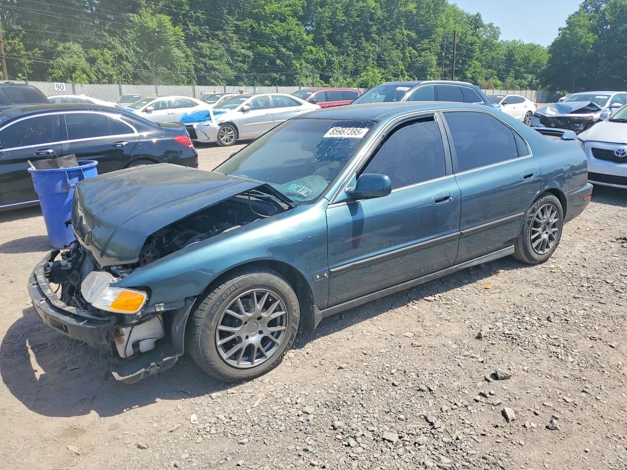 1996 Honda Accord Lx Blue vin: 1HGCD5634TA159135