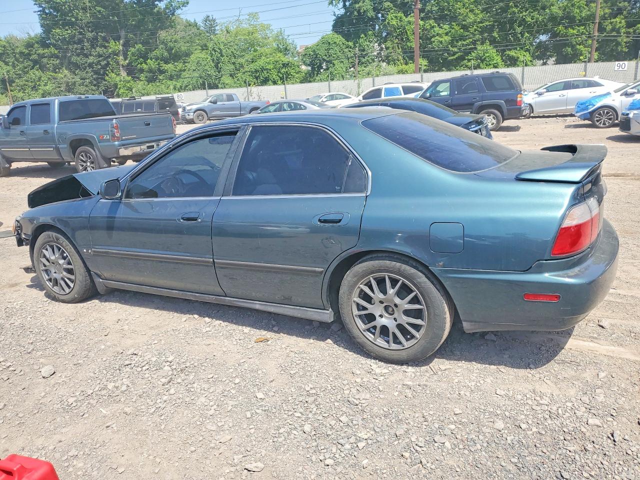 1996 Honda Accord Lx Blue vin: 1HGCD5634TA159135