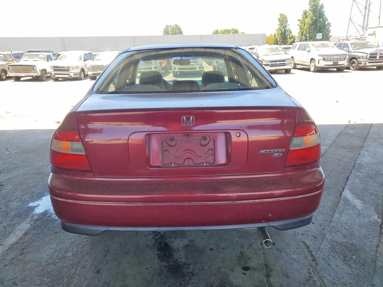 1994 Honda Accord Lx Burgundy vin: 1HGCD5635RA121793