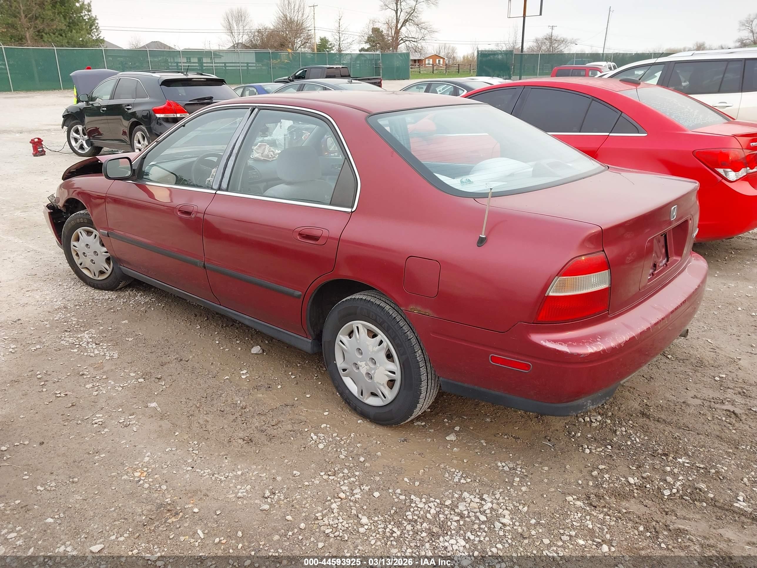 1995 Honda Accord Lx/ex Red vin: 1HGCD5635SA122996