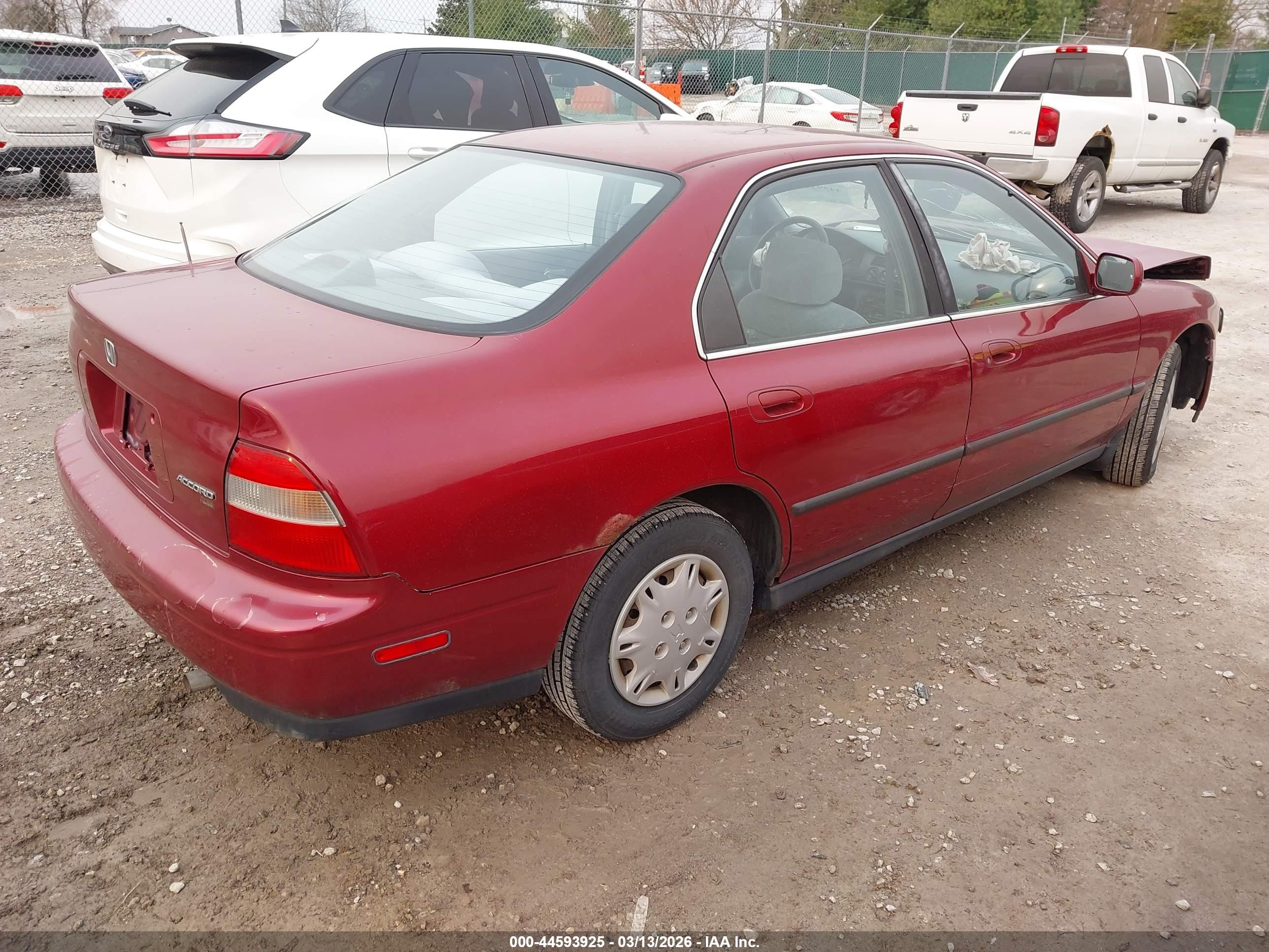1995 Honda Accord Lx/ex Red vin: 1HGCD5635SA122996