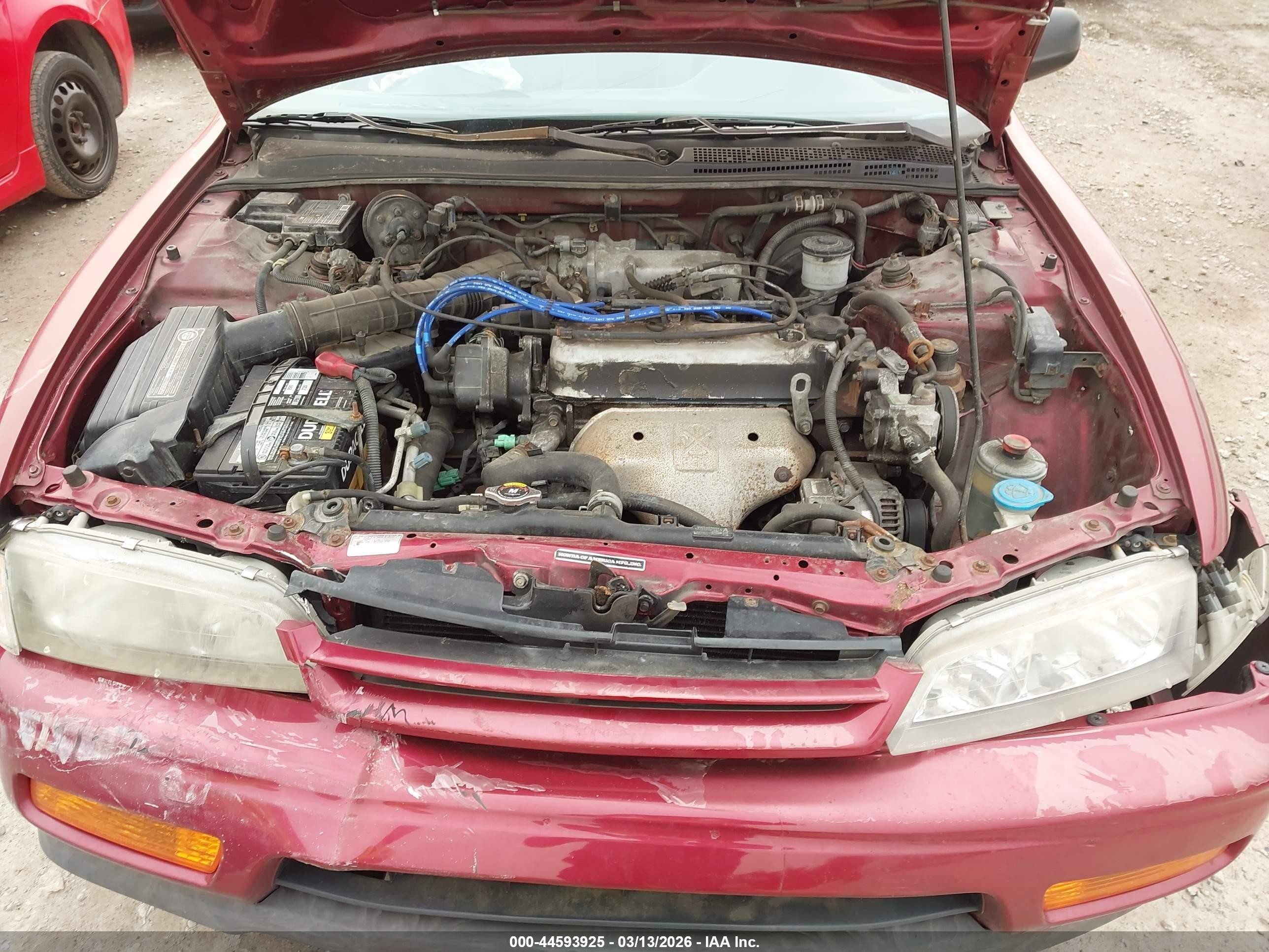 1995 Honda Accord Lx/ex Red vin: 1HGCD5635SA122996