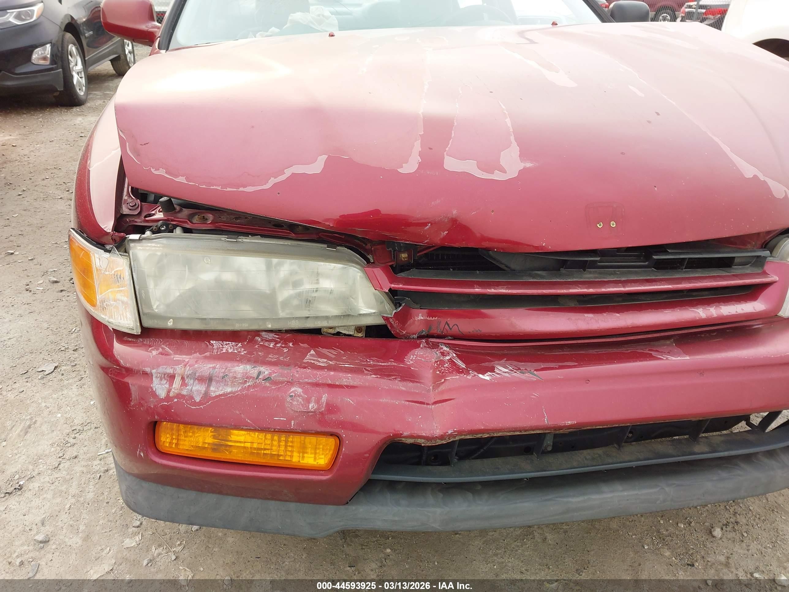 1995 Honda Accord Lx/ex Red vin: 1HGCD5635SA122996