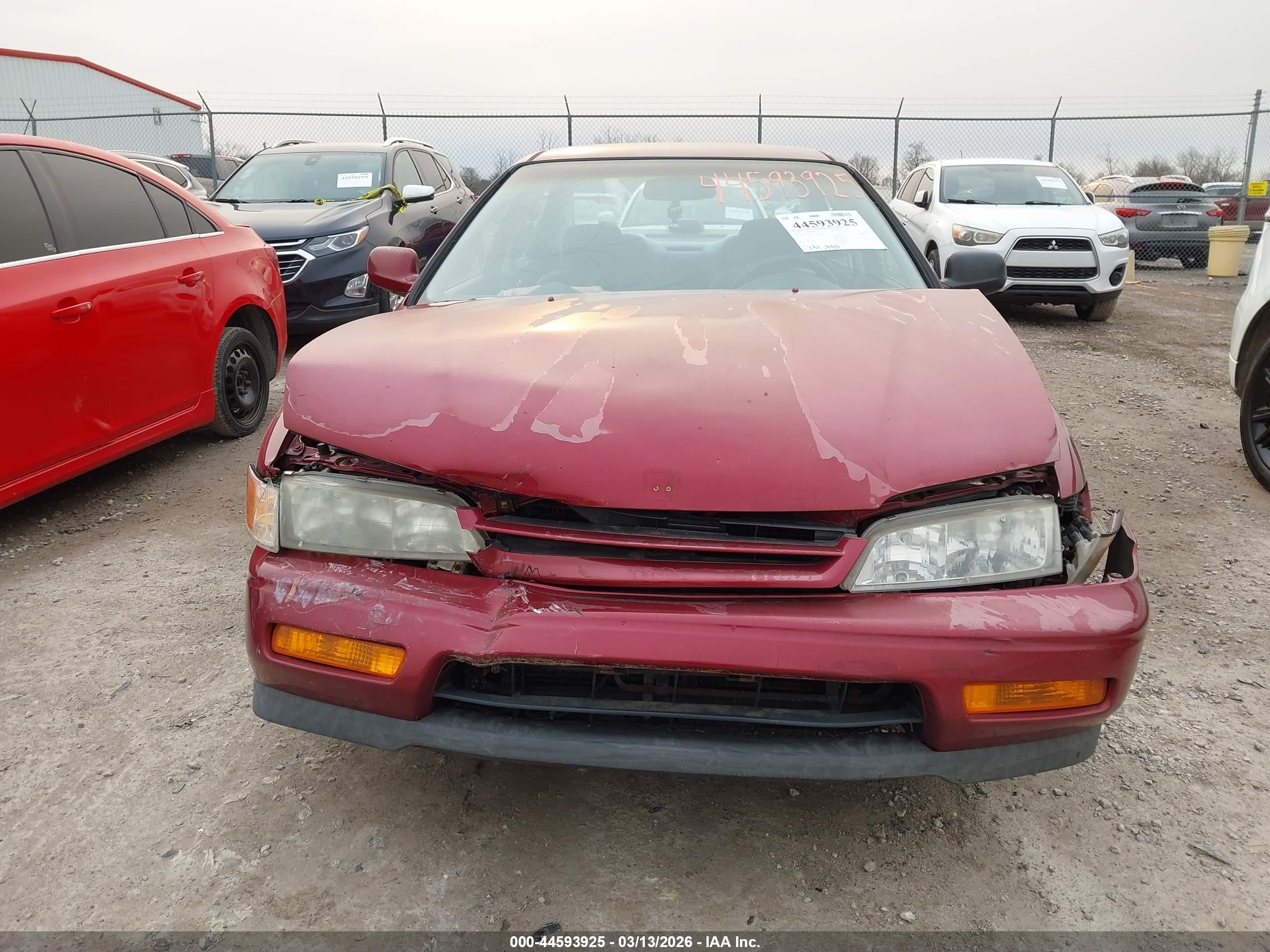 1995 Honda Accord Lx/ex Red vin: 1HGCD5635SA122996