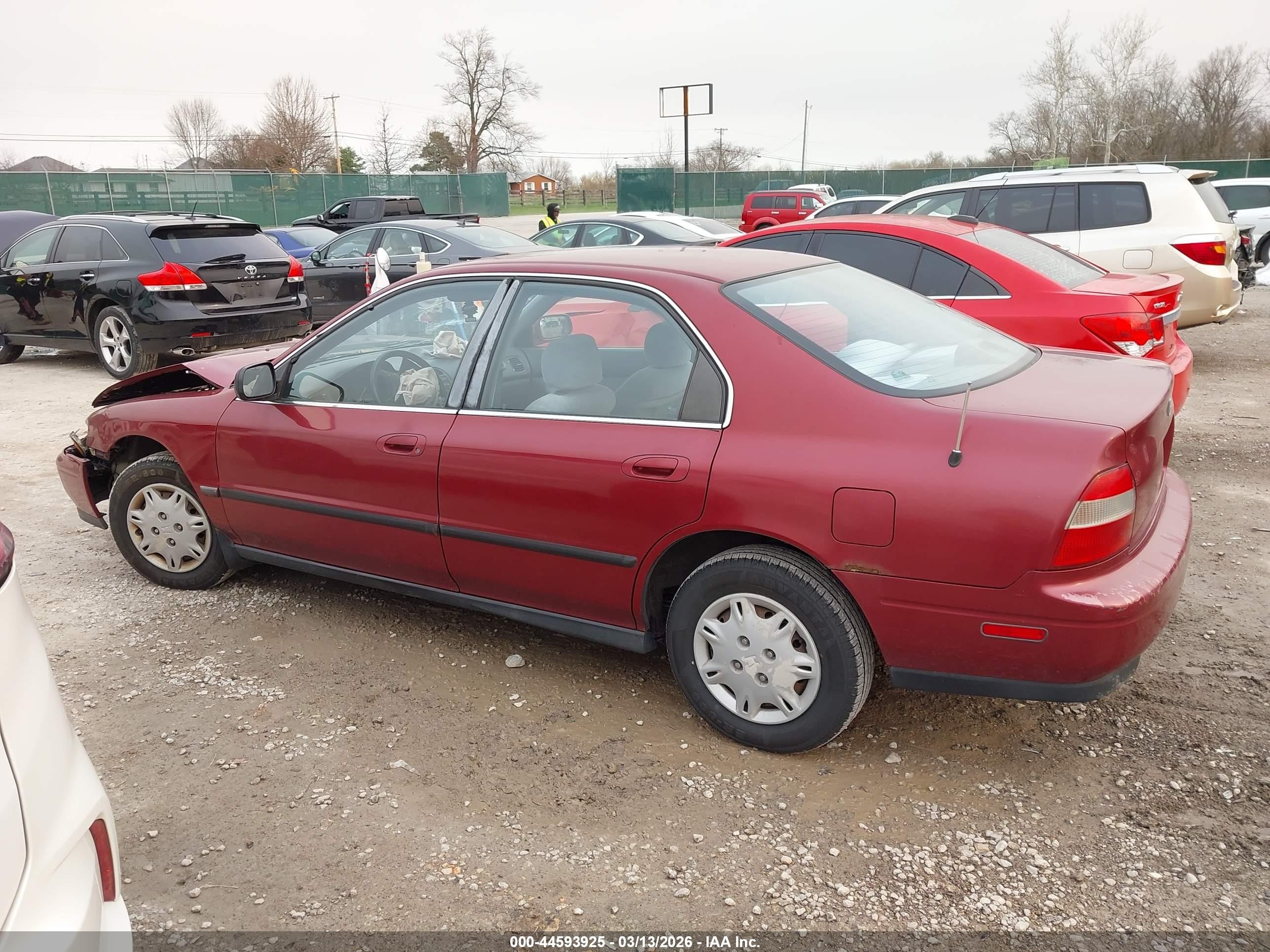 1995 Honda Accord Lx/ex Red vin: 1HGCD5635SA122996