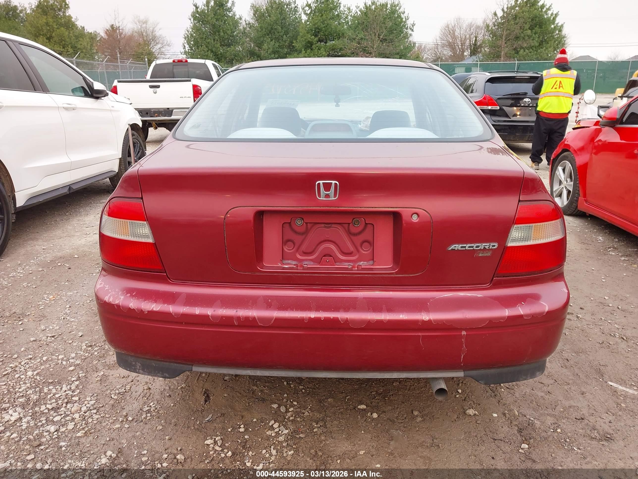 1995 Honda Accord Lx/ex Red vin: 1HGCD5635SA122996