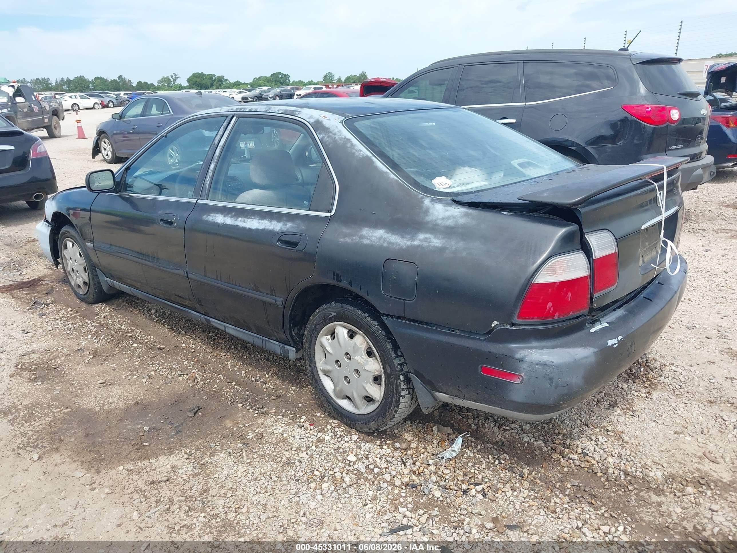 1996 Honda Accord Lx/ex Black vin: 1HGCD5636TA037926