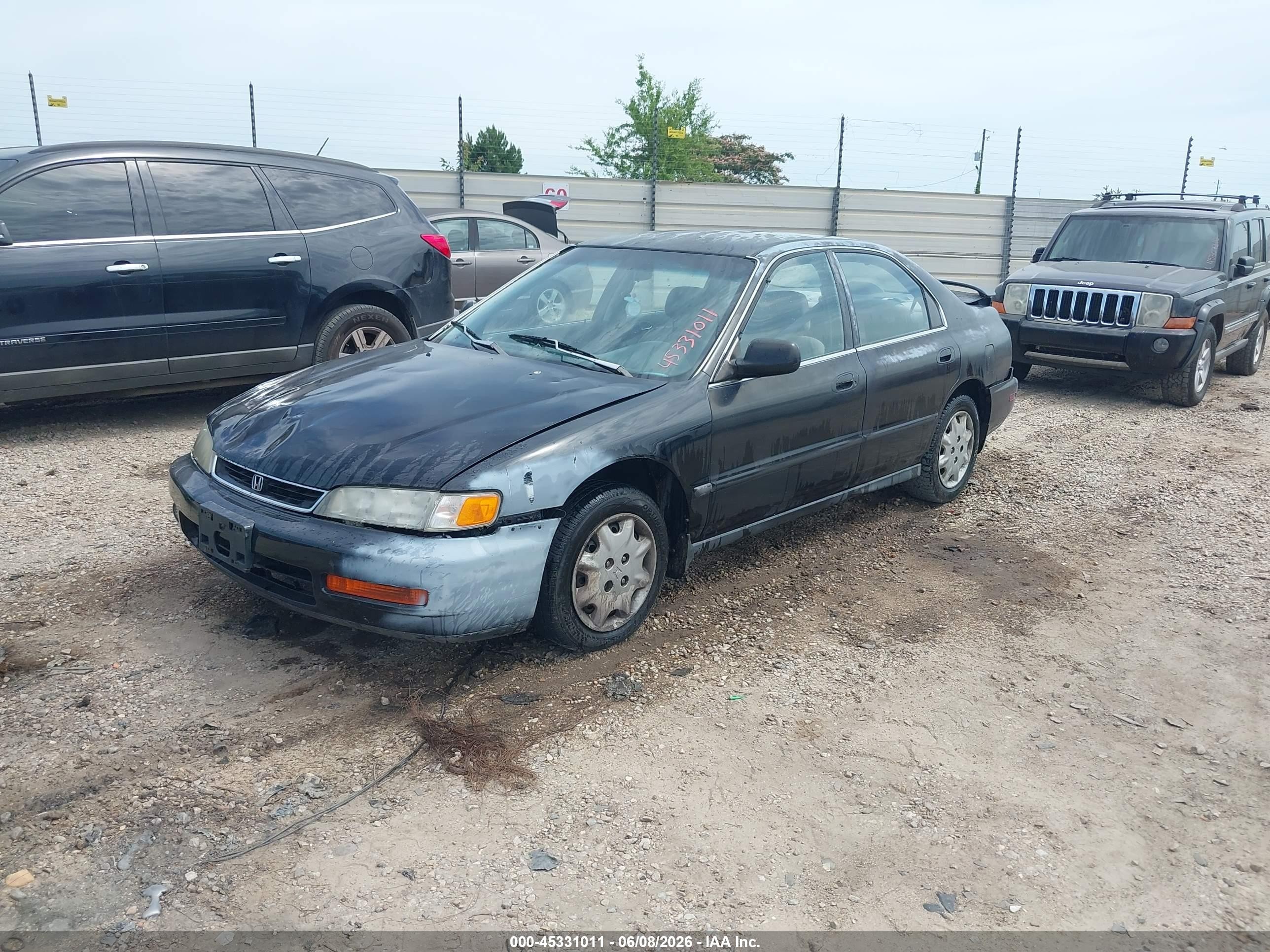 1996 Honda Accord Lx/ex Black vin: 1HGCD5636TA037926