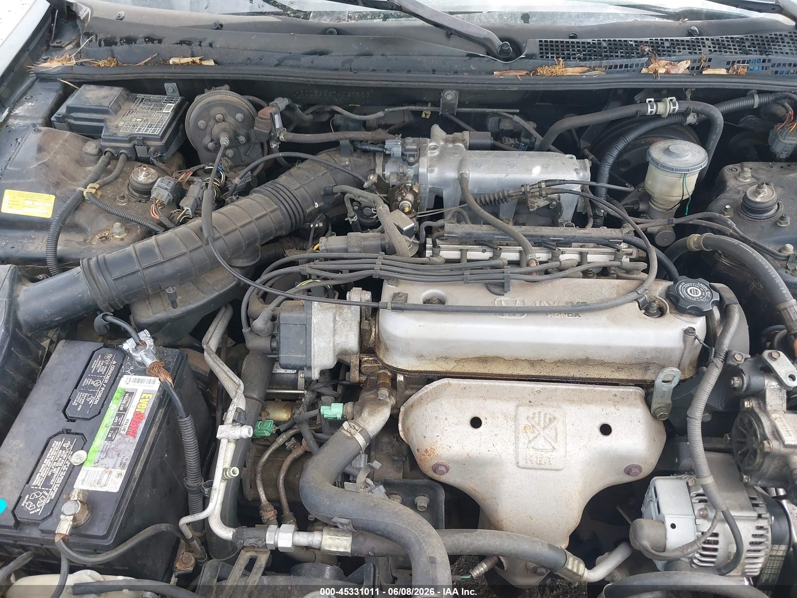 1996 Honda Accord Lx/ex Black vin: 1HGCD5636TA037926