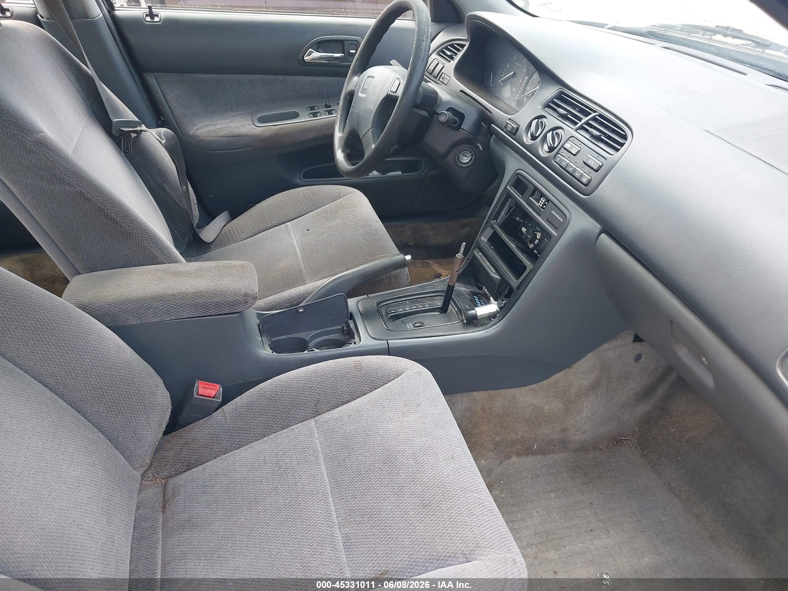 1996 Honda Accord Lx/ex Black vin: 1HGCD5636TA037926
