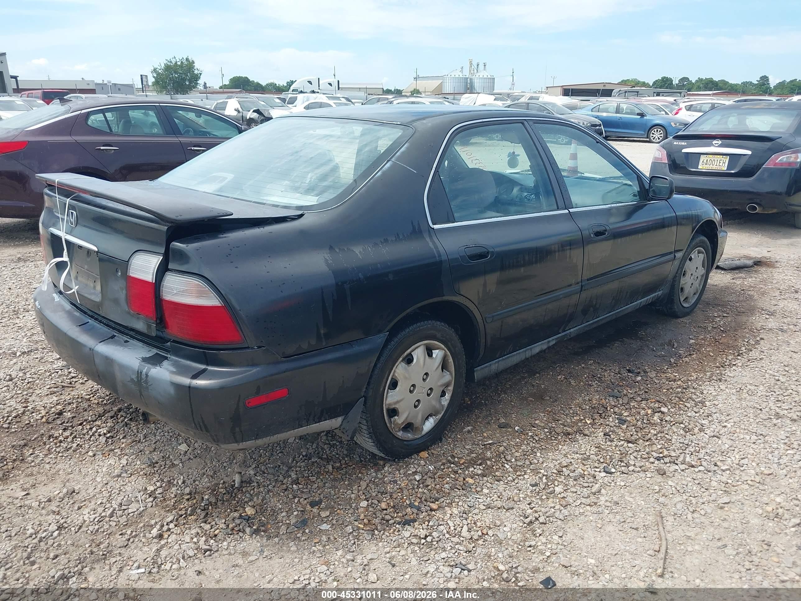 1996 Honda Accord Lx/ex Black vin: 1HGCD5636TA037926