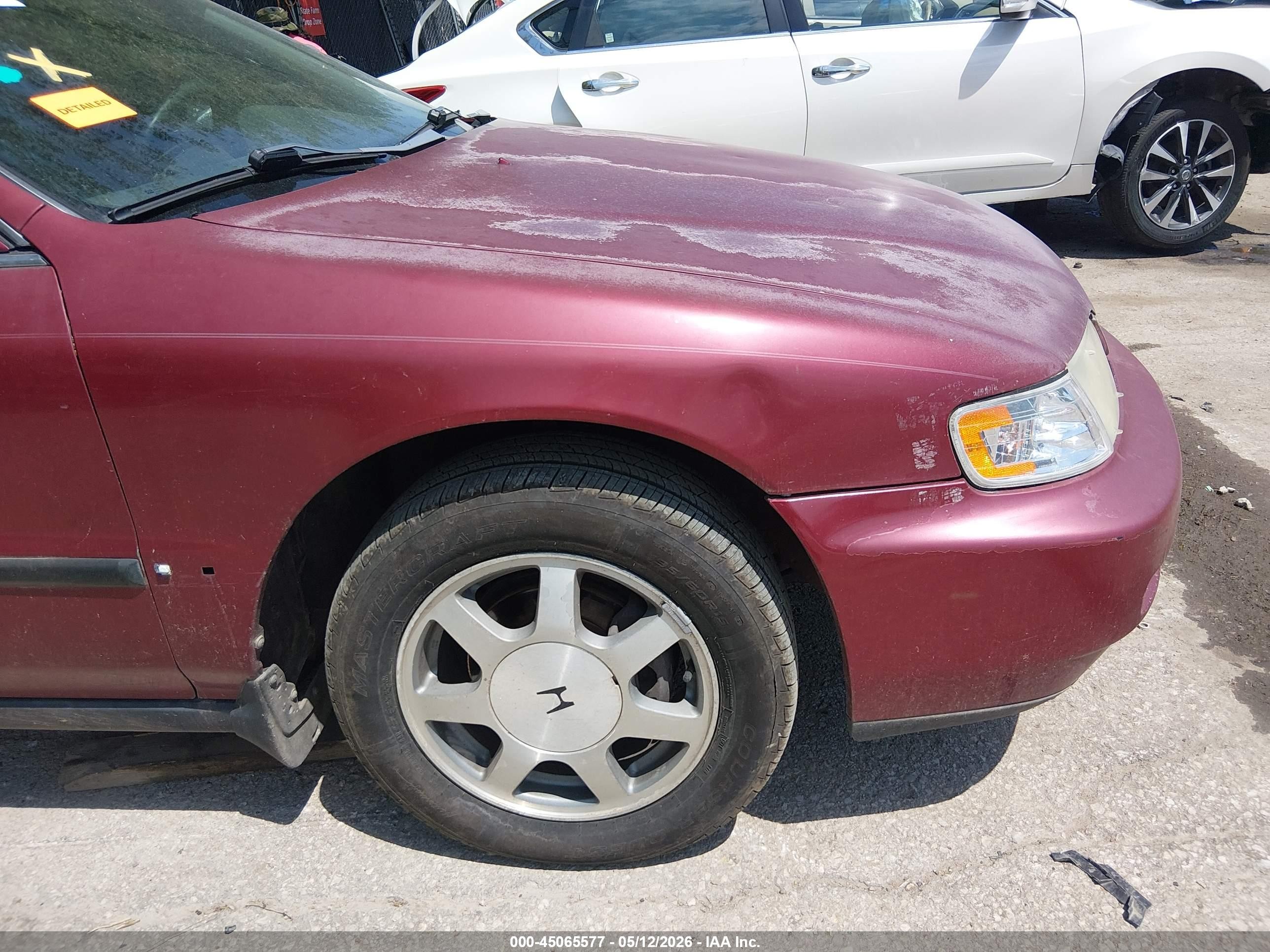 1997 Honda Accord Lx Red vin: 1HGCD5636VA114605