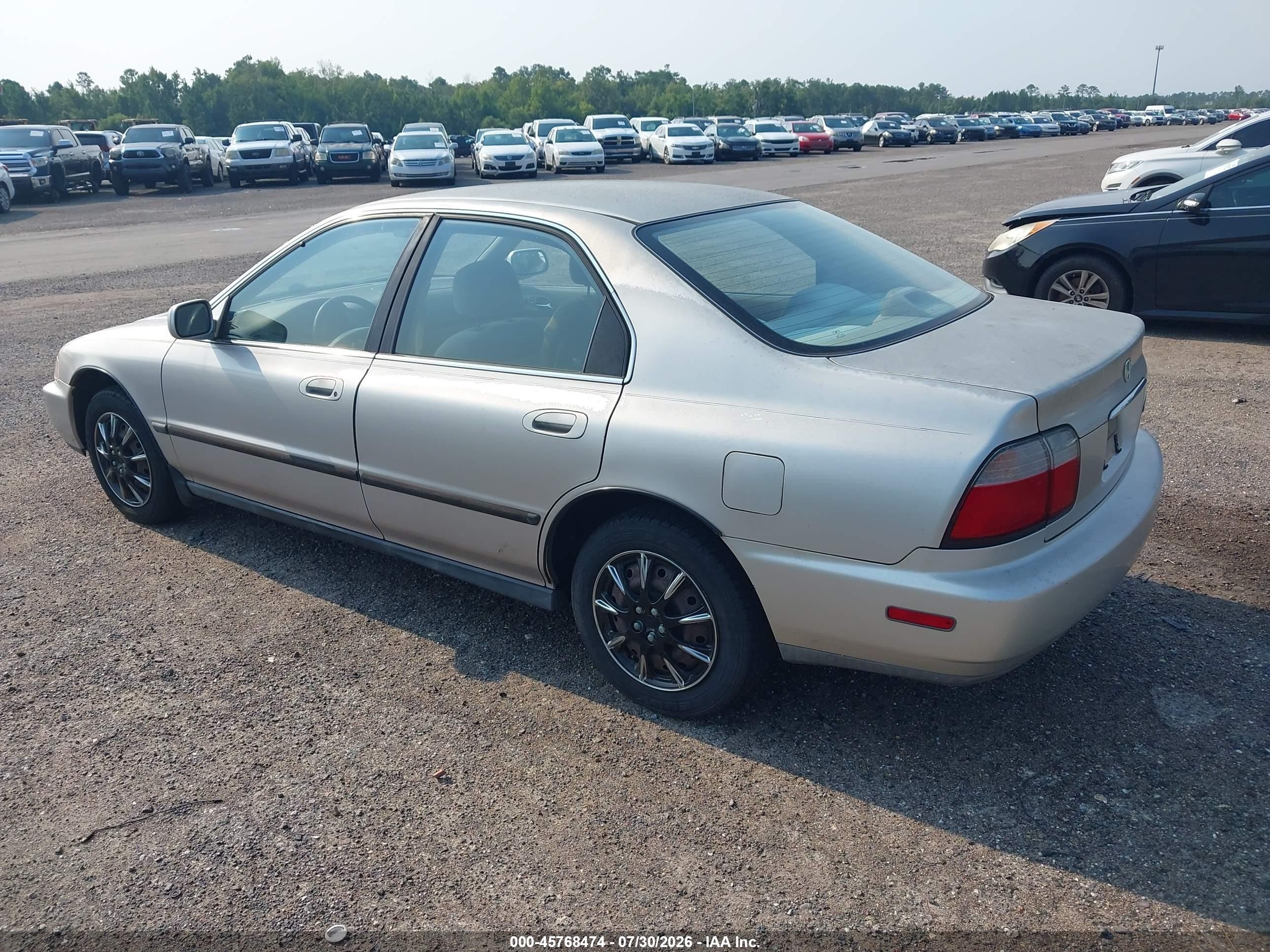 1997 Honda Accord Lx Gray vin: 1HGCD5638VA140817