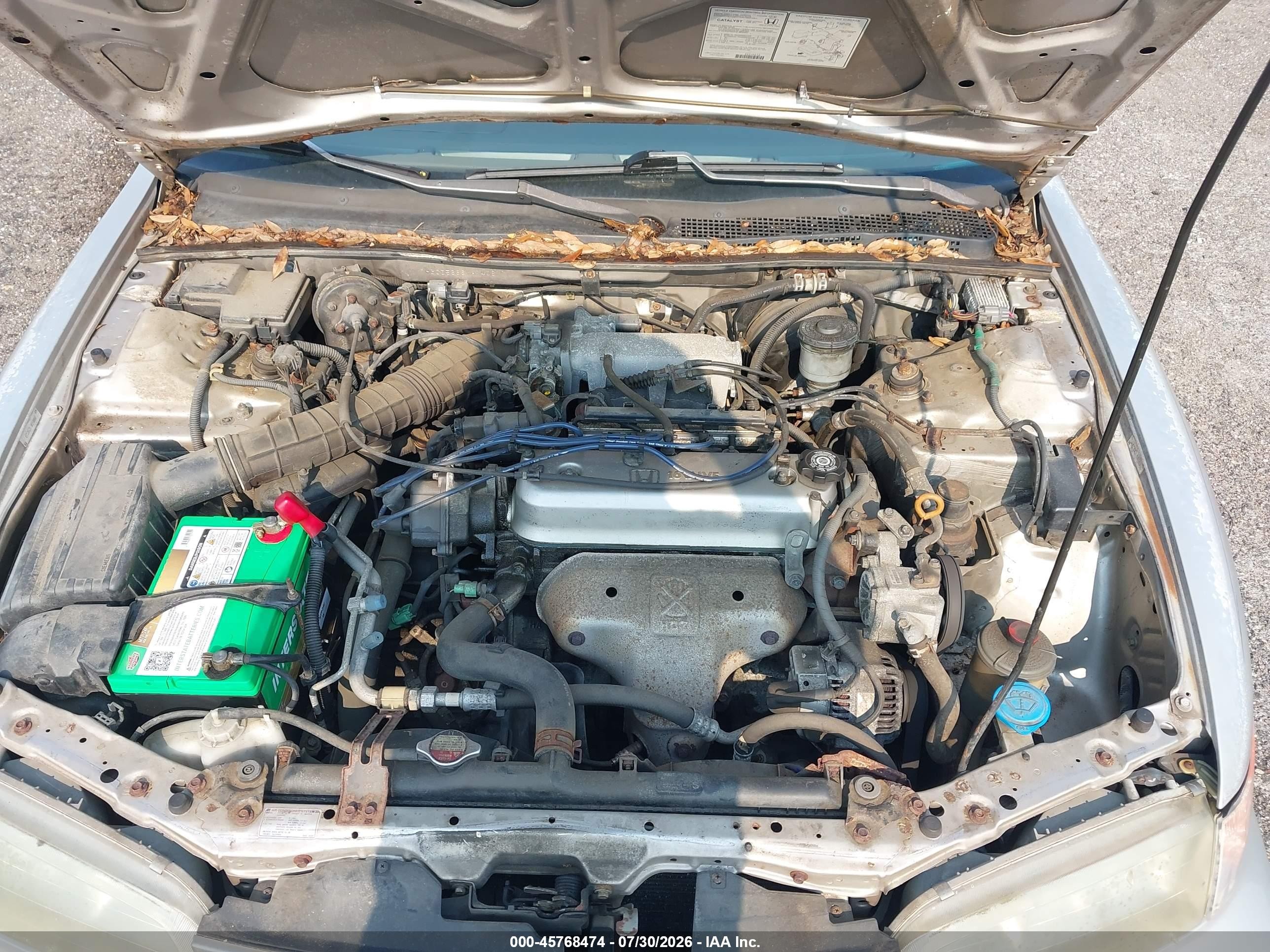 1997 Honda Accord Lx Gray vin: 1HGCD5638VA140817