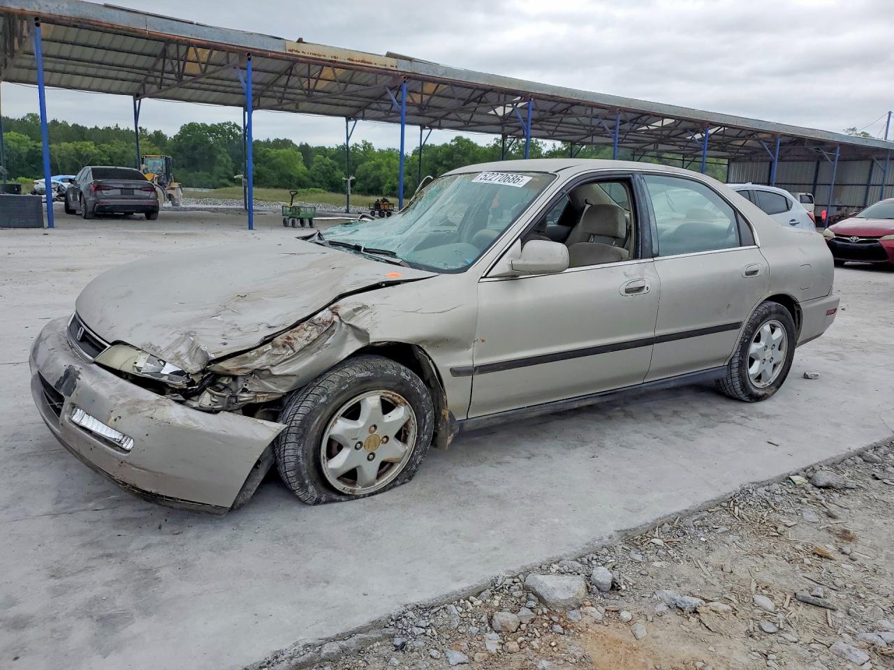 1996 Honda Accord Lx Gray vin: 1HGCD5639TA020117