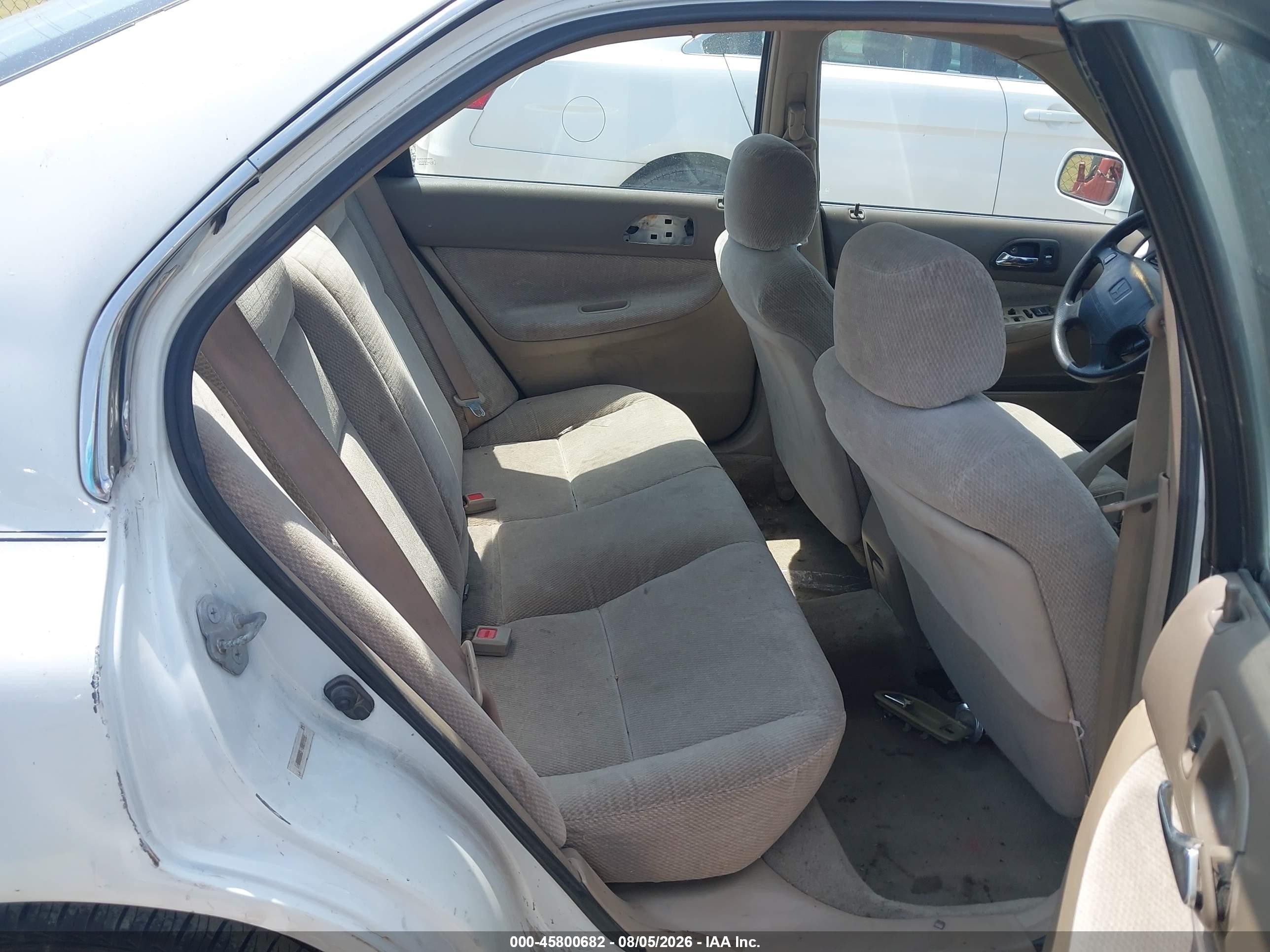 1997 Honda Accord Lx White vin: 1HGCD5639VA078957