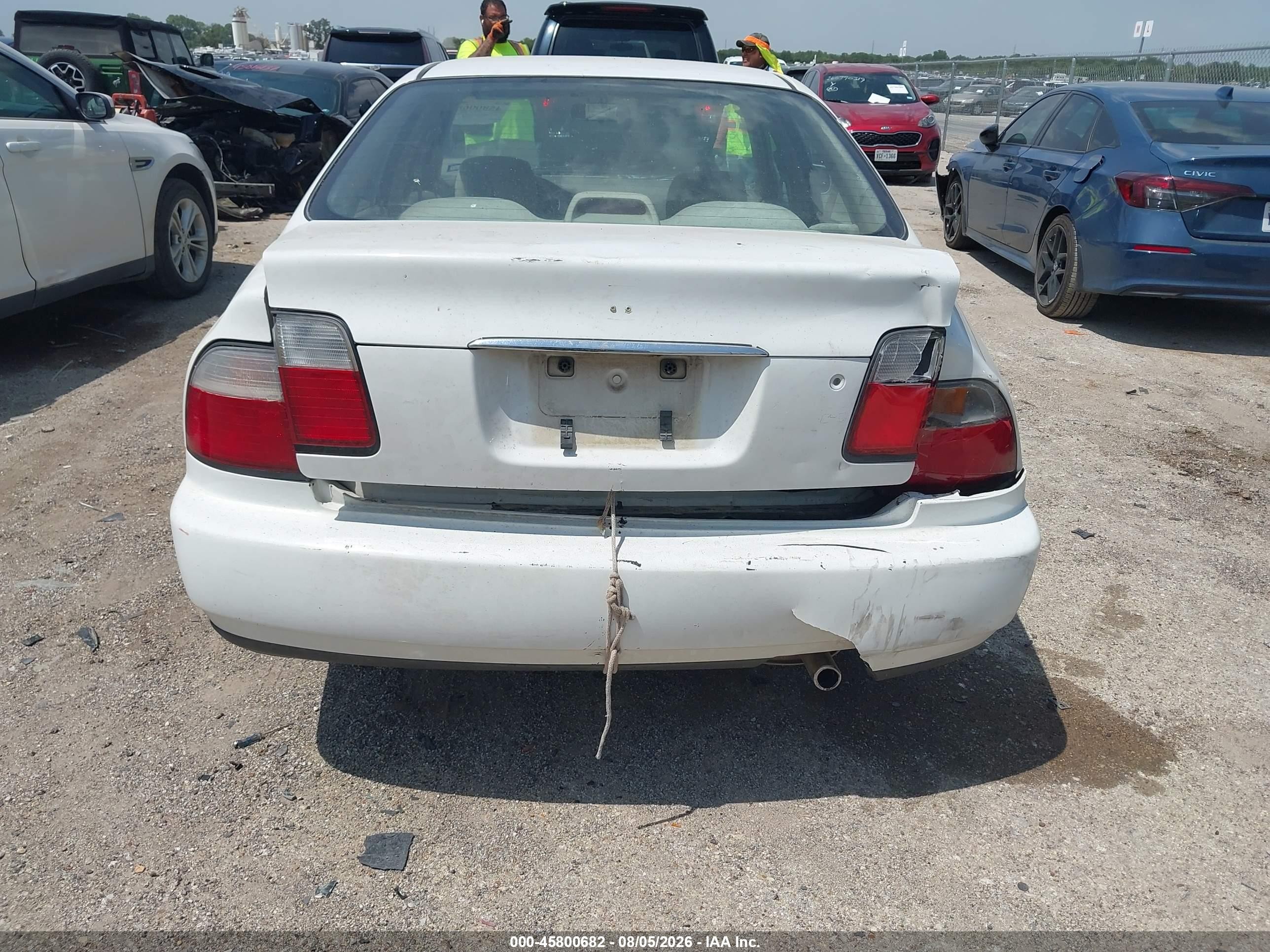 1997 Honda Accord Lx White vin: 1HGCD5639VA078957