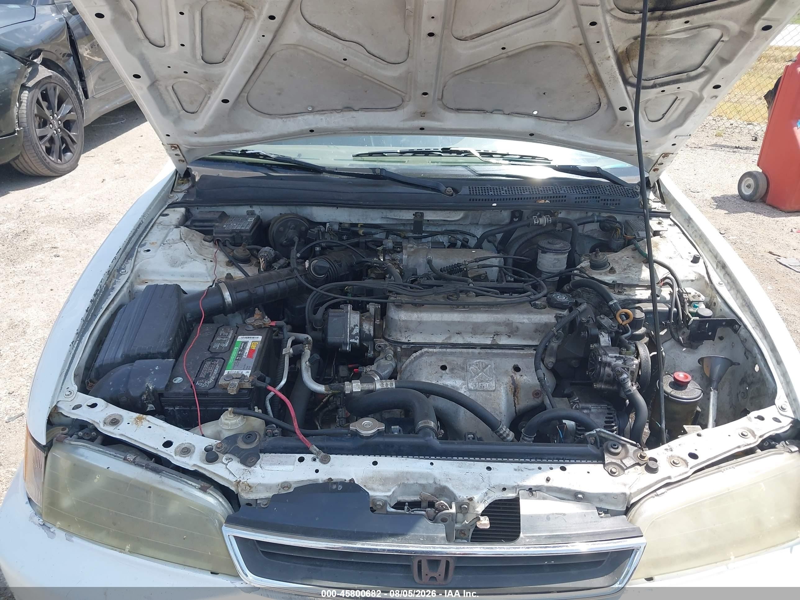 1997 Honda Accord Lx White vin: 1HGCD5639VA078957