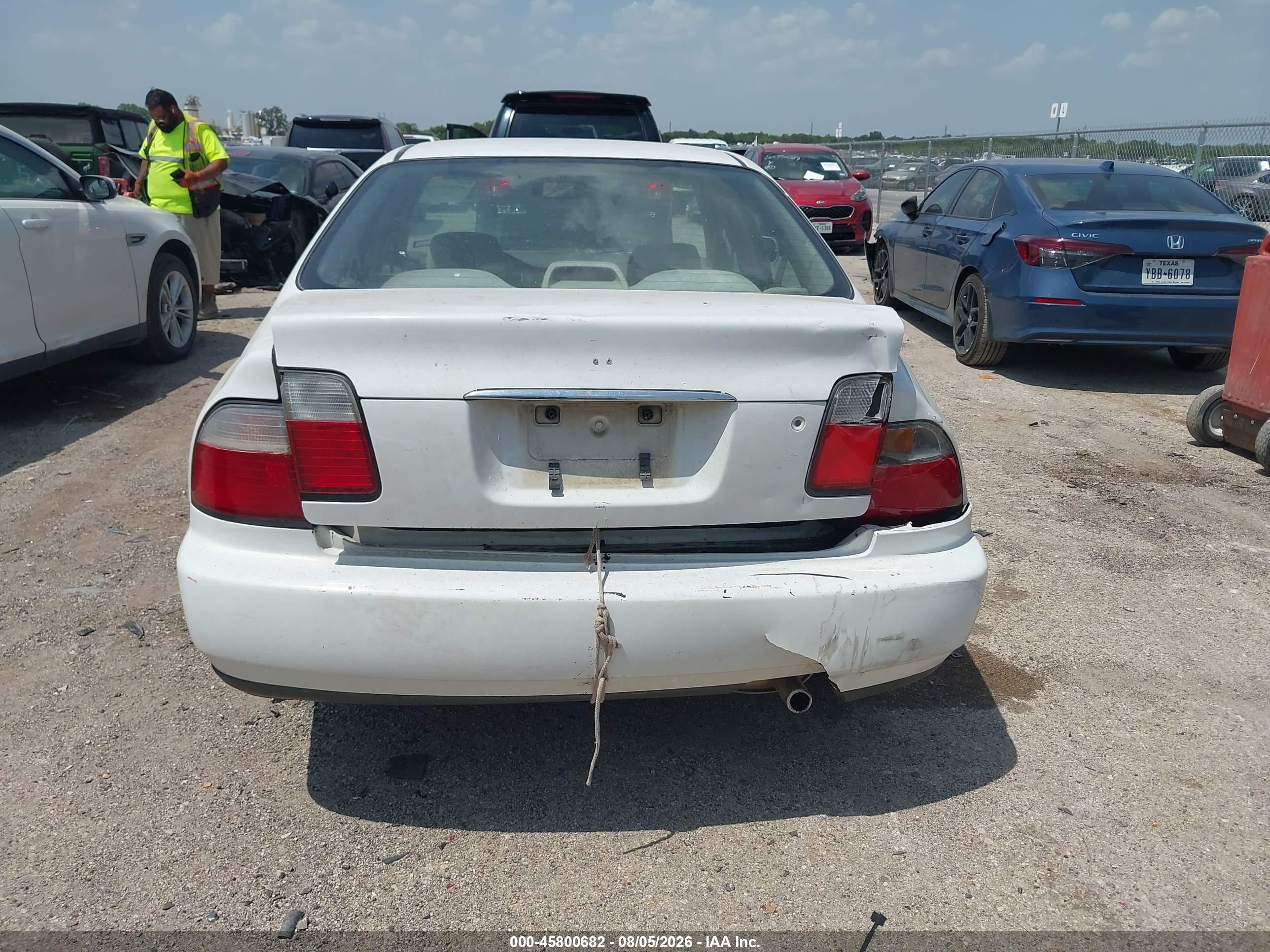 1997 Honda Accord Lx White vin: 1HGCD5639VA078957