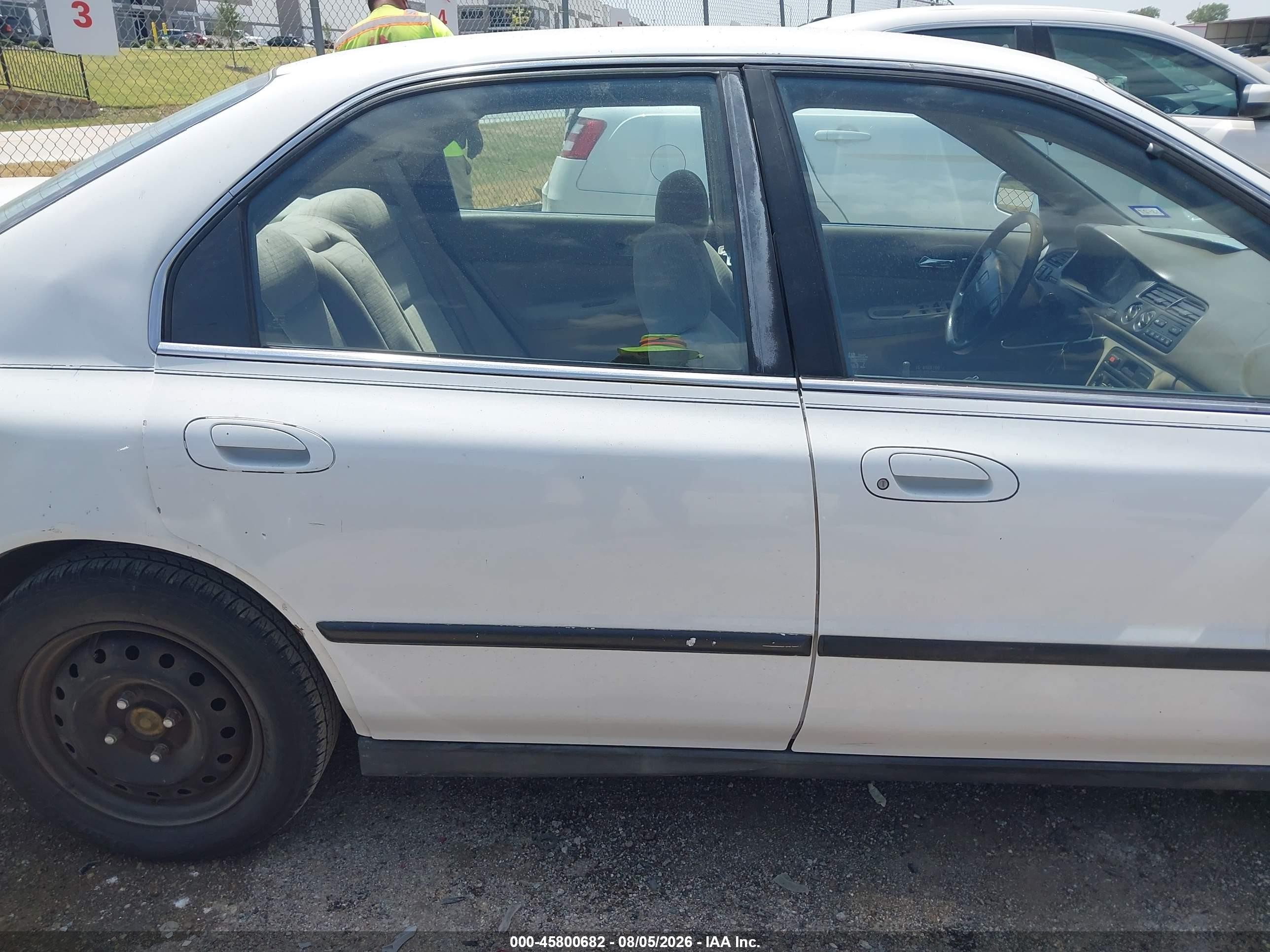 1997 Honda Accord Lx White vin: 1HGCD5639VA078957