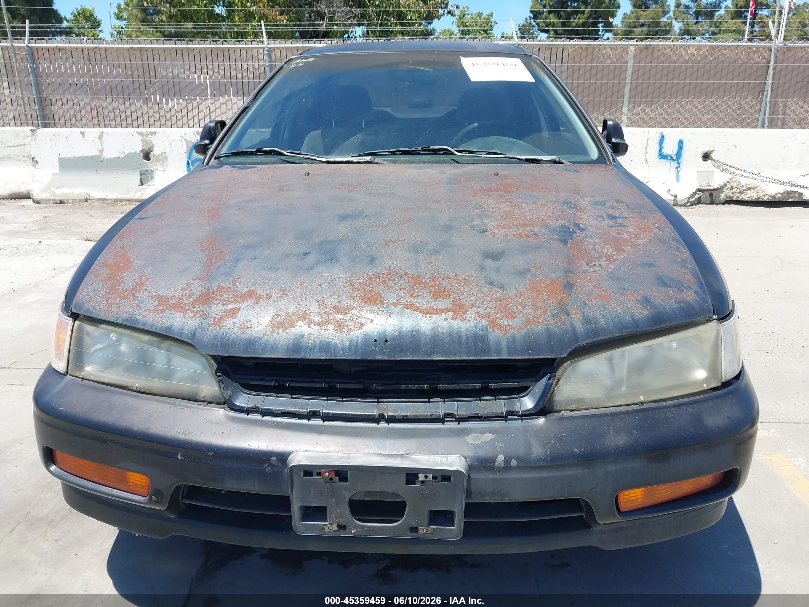 1994 Honda Accord Lx/ex Black vin: 1HGCD563XRA096129