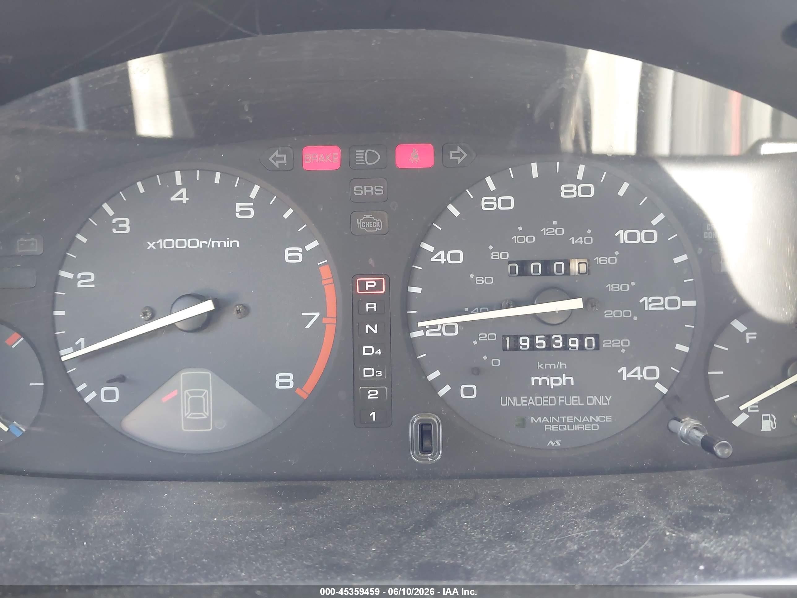 1994 Honda Accord Lx/ex Black vin: 1HGCD563XRA096129