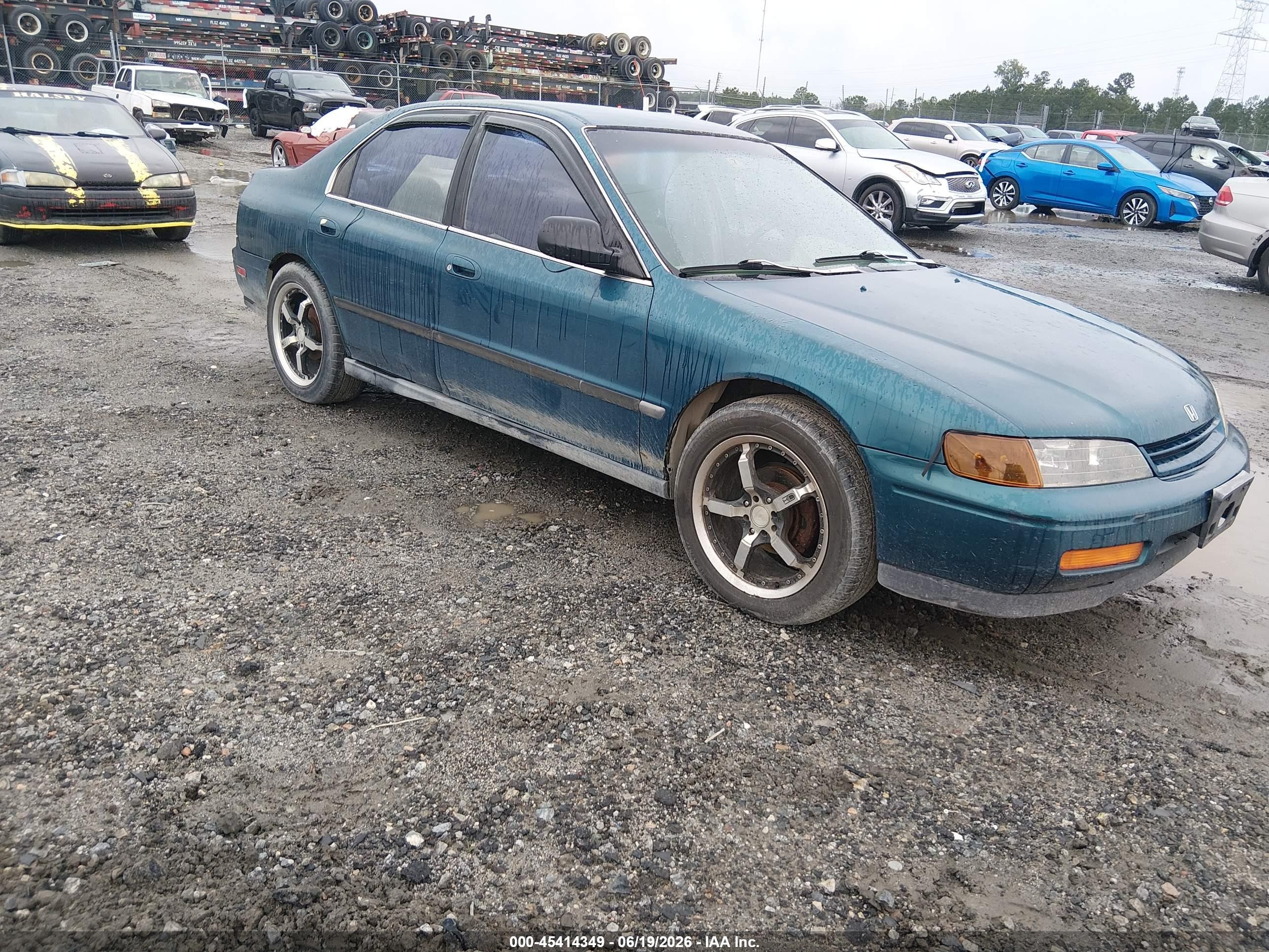 1994 Honda Accord Lx/ex Turquoise vin: 1HGCD563XRA179107