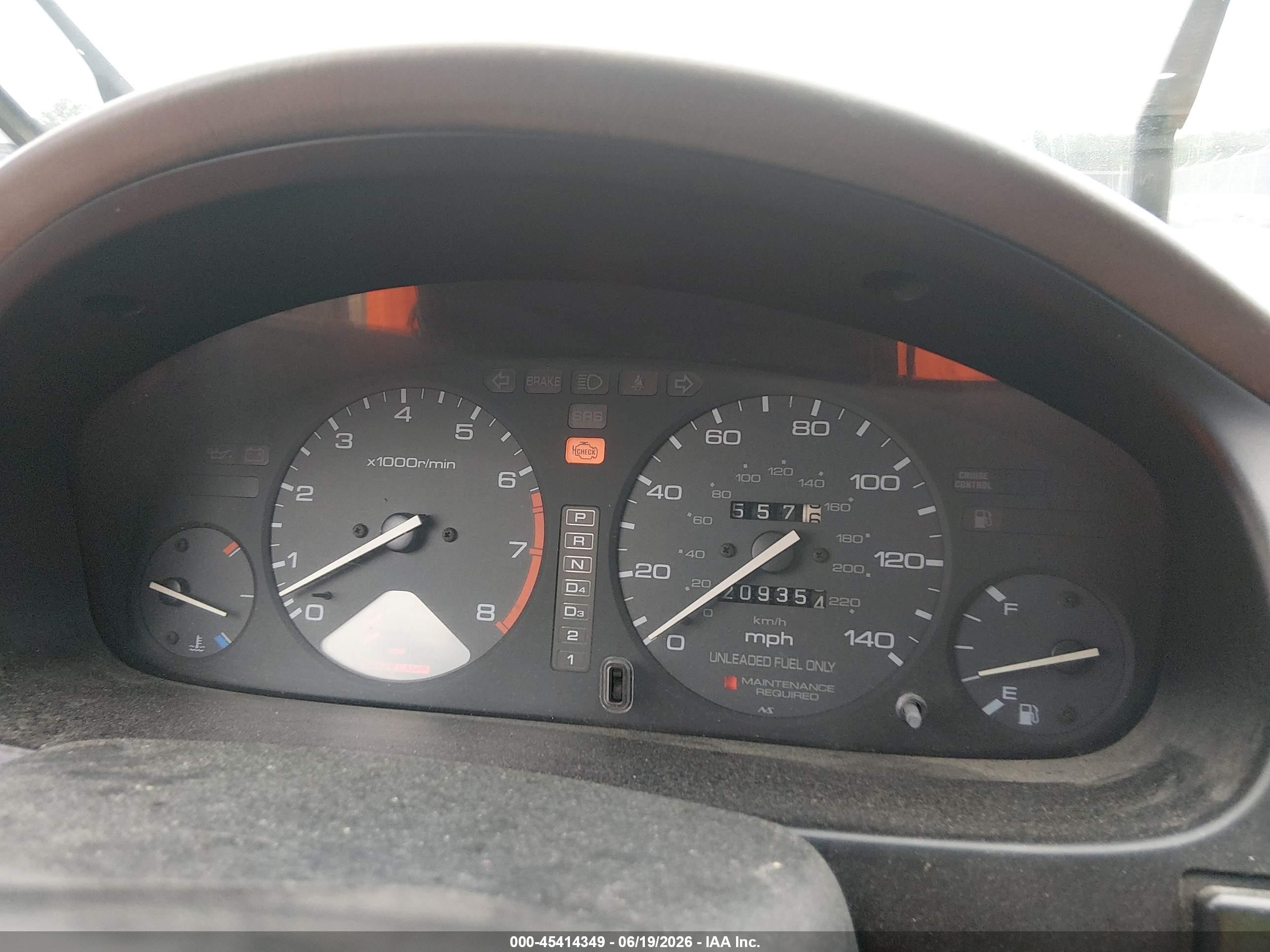1994 Honda Accord Lx/ex Turquoise vin: 1HGCD563XRA179107