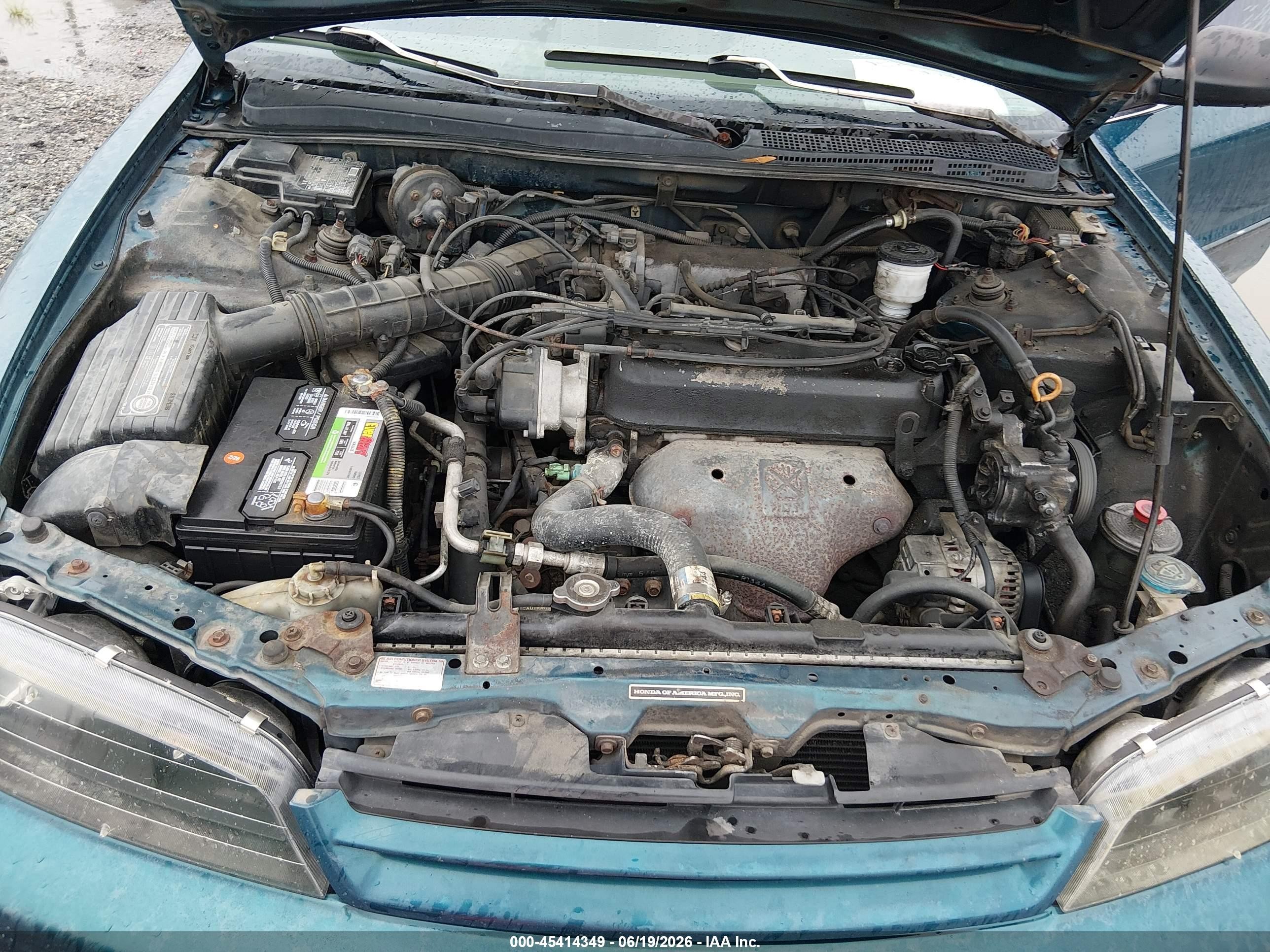 1994 Honda Accord Lx/ex Turquoise vin: 1HGCD563XRA179107