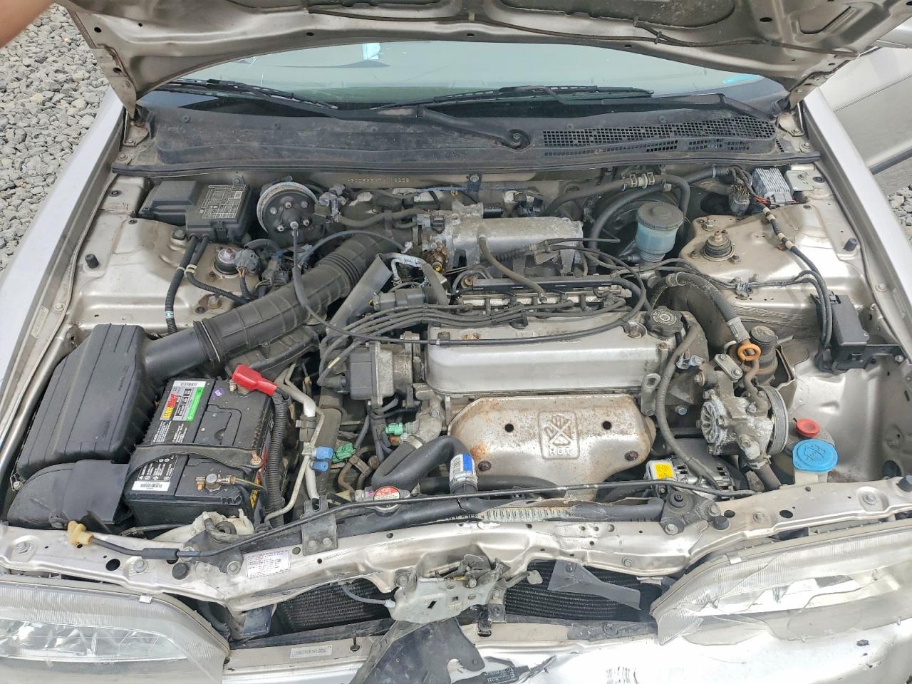 1996 Honda Accord Lx Silver vin: 1HGCD563XTA112238