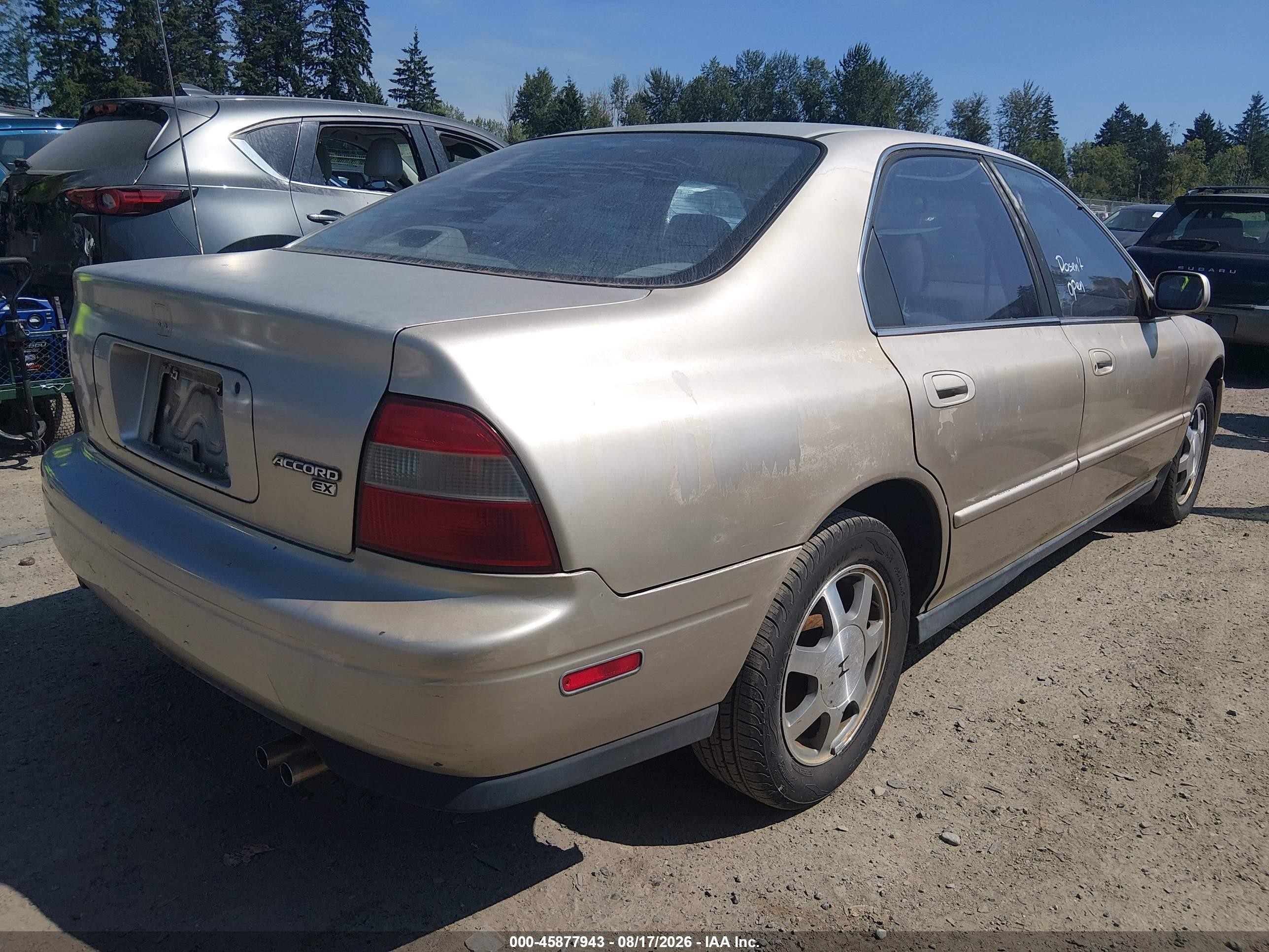 1995 Honda Accord Ex Silver vin: 1HGCD5652SA146447