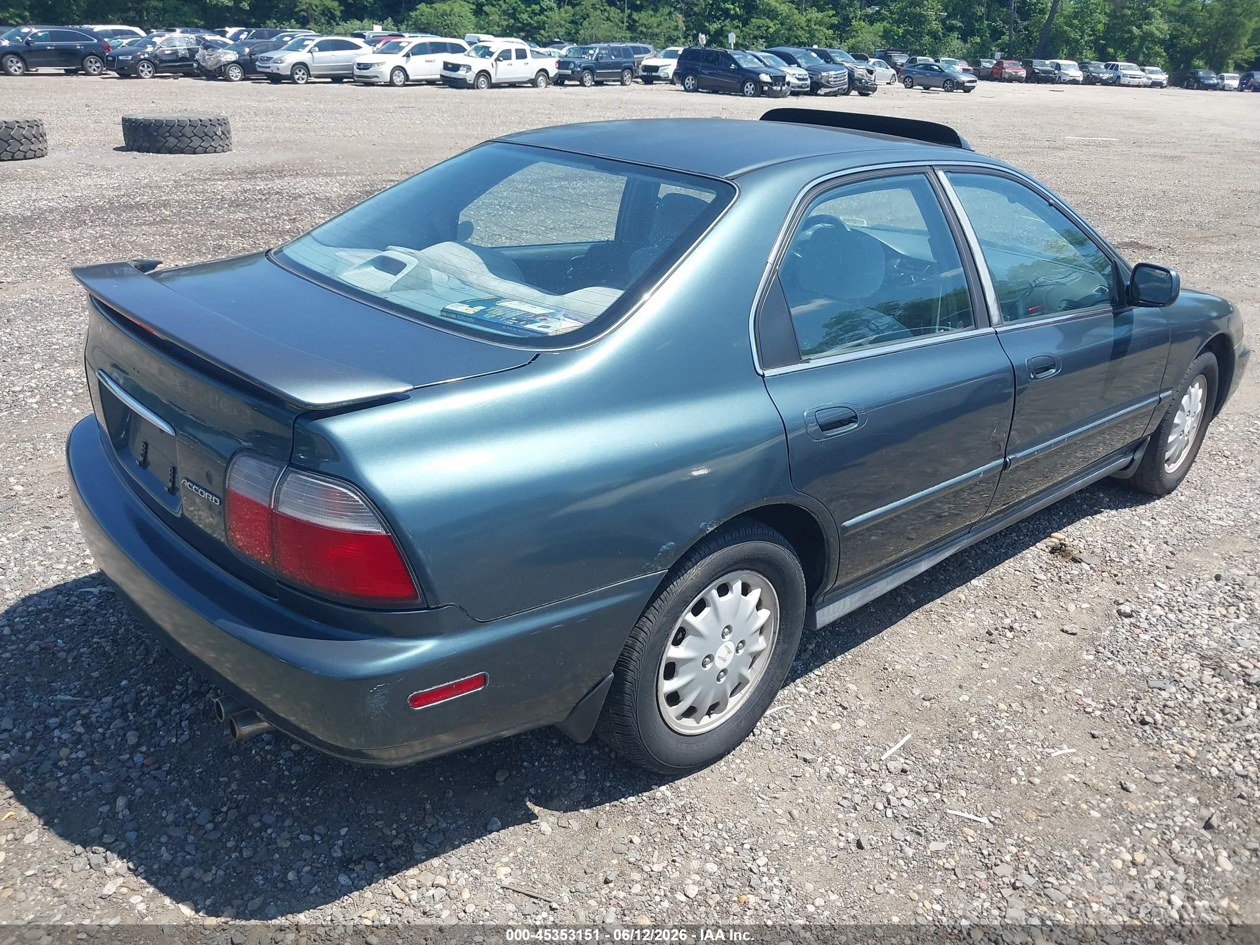 1997 Honda Accord Ex Green vin: 1HGCD5652VA013451