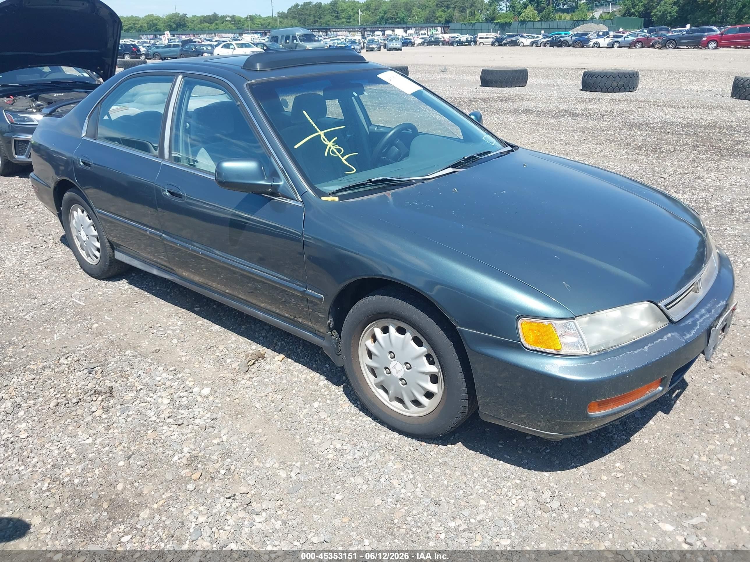 1997 Honda Accord Ex Green vin: 1HGCD5652VA013451