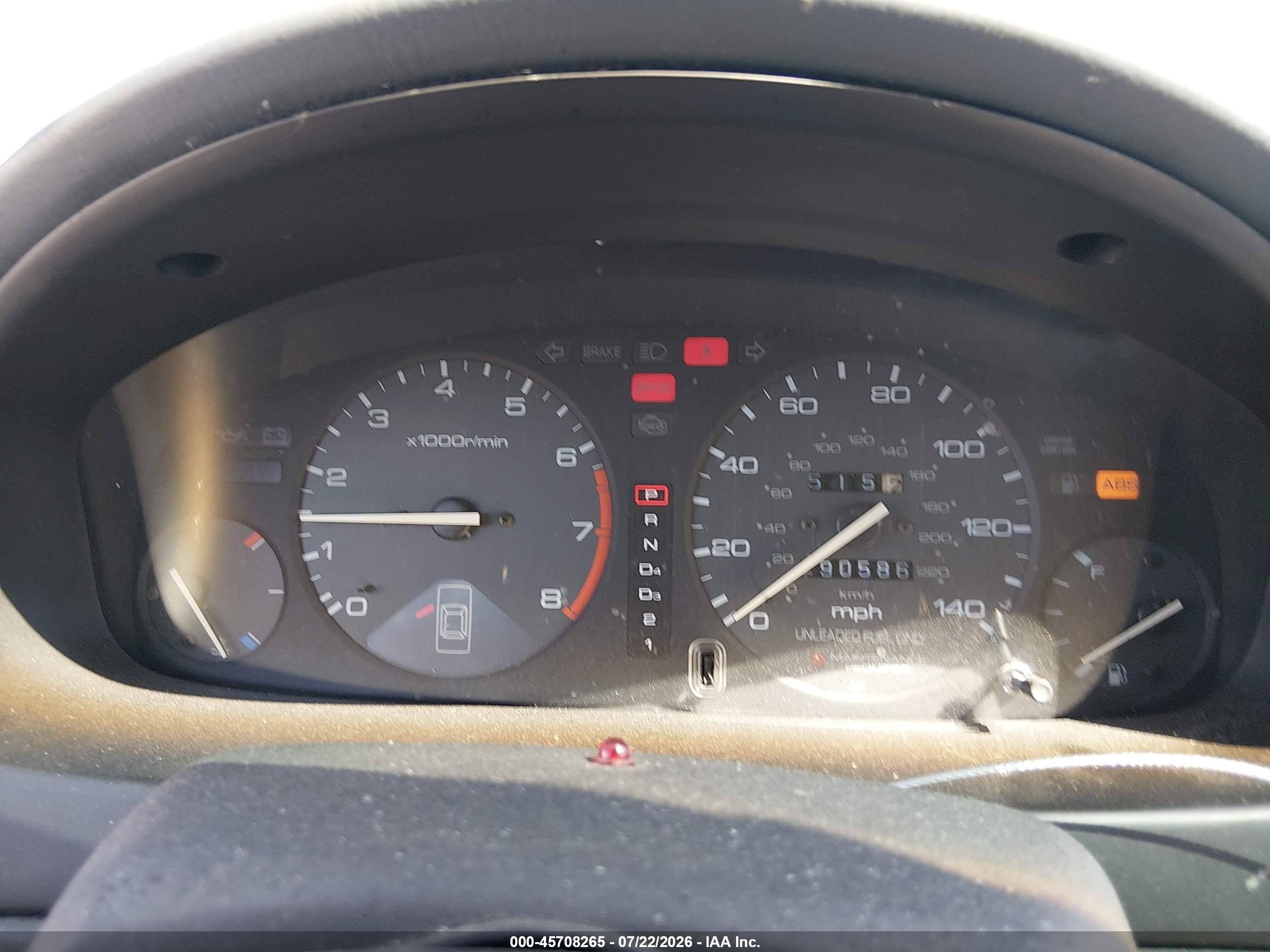 1996 Honda Accord Ex/ex-r Gray vin: 1HGCD5653TA248194