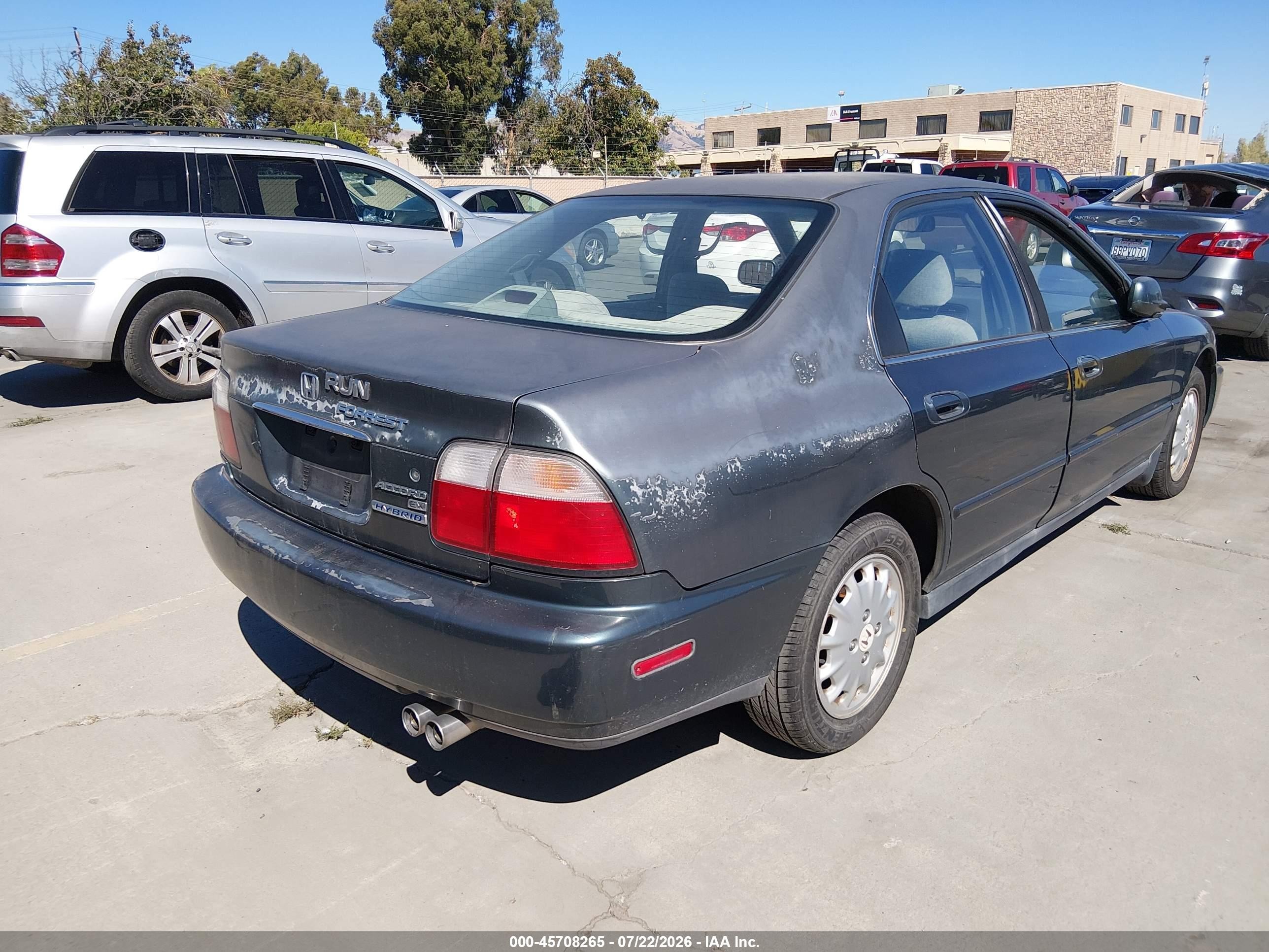 1996 Honda Accord Ex/ex-r Gray vin: 1HGCD5653TA248194