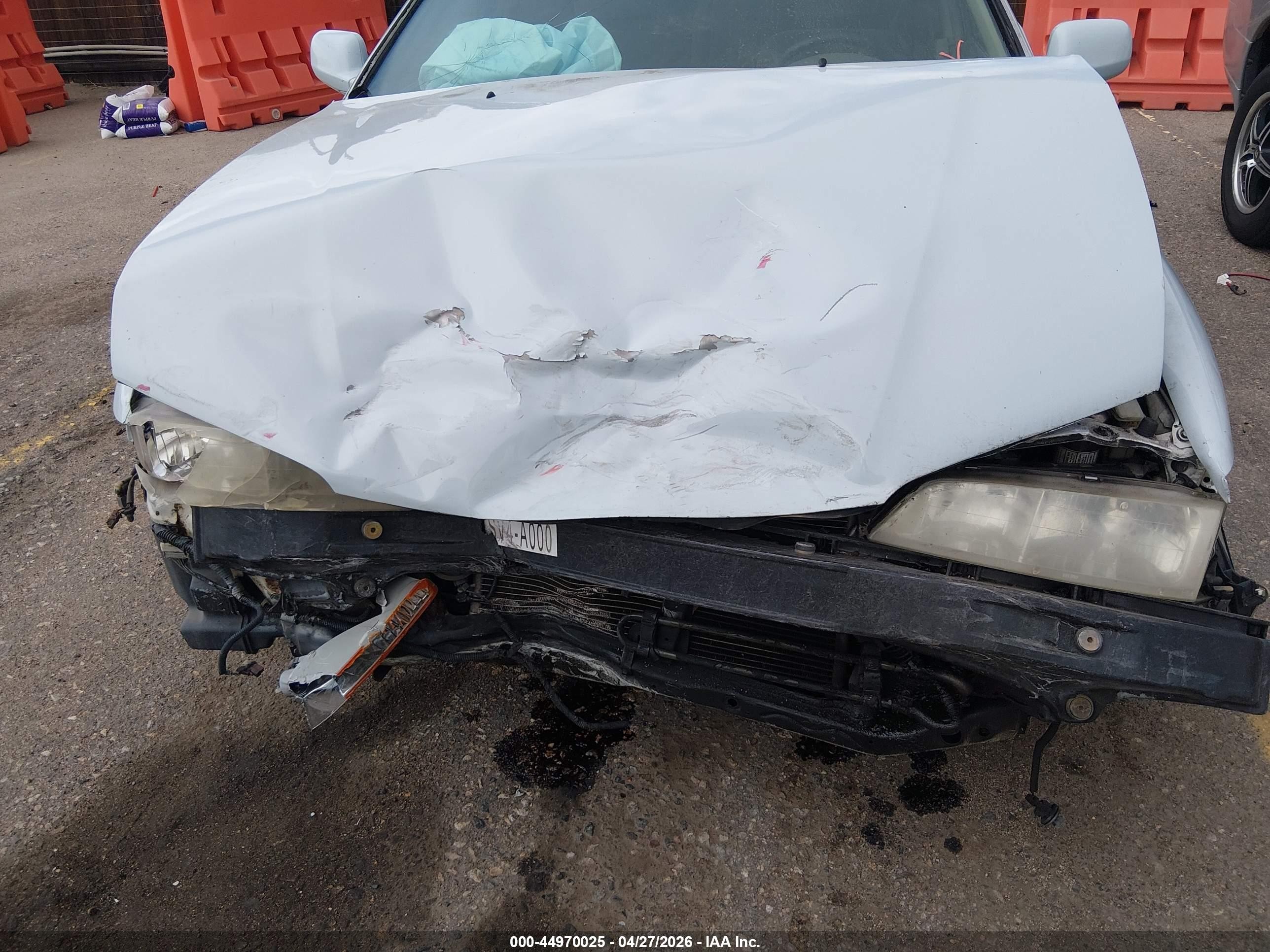 1997 Honda Accord Ex White vin: 1HGCD5653VA010624