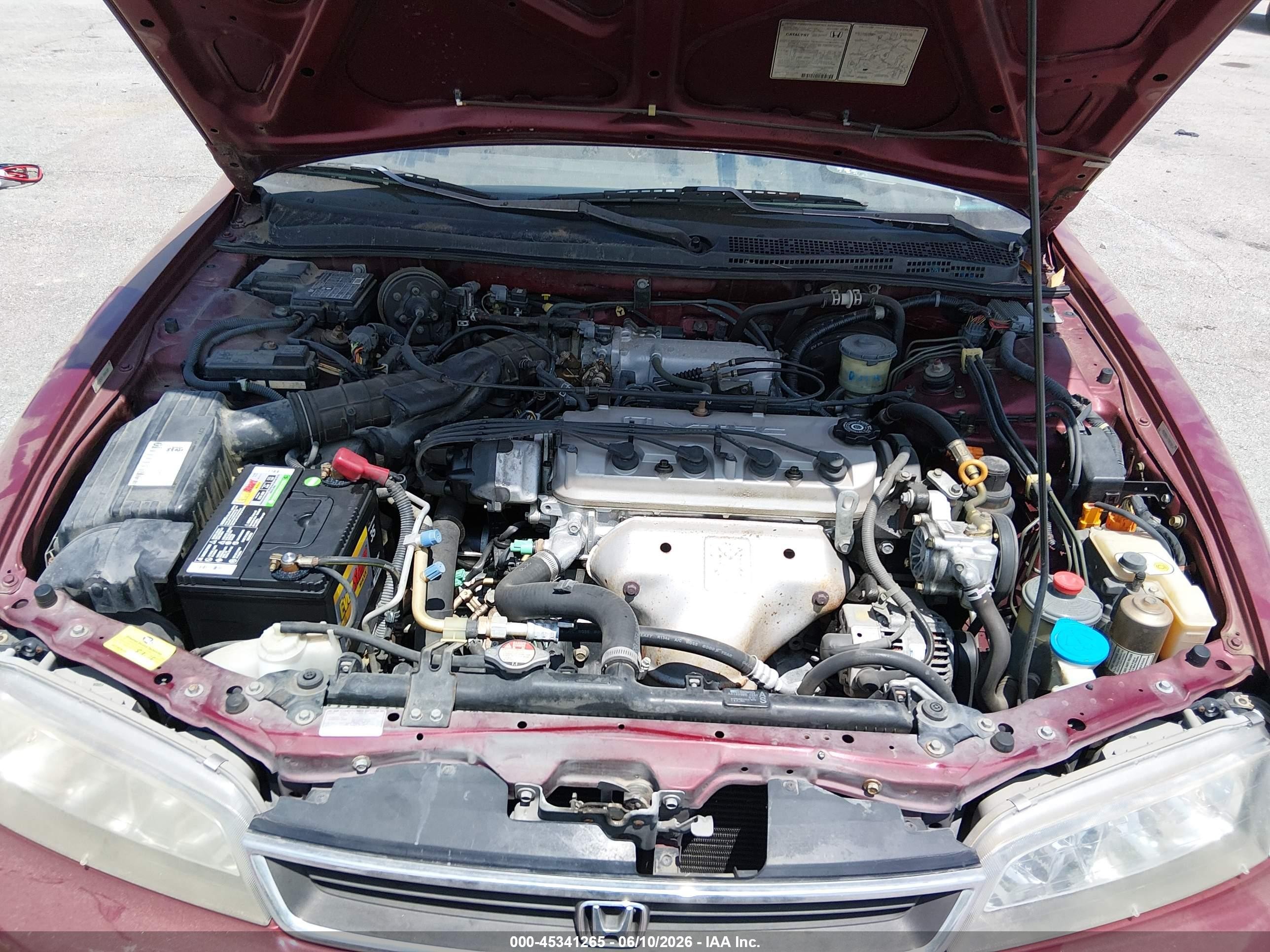 1996 Honda Accord Ex/ex-r Красный vin: 1HGCD5654TA050014