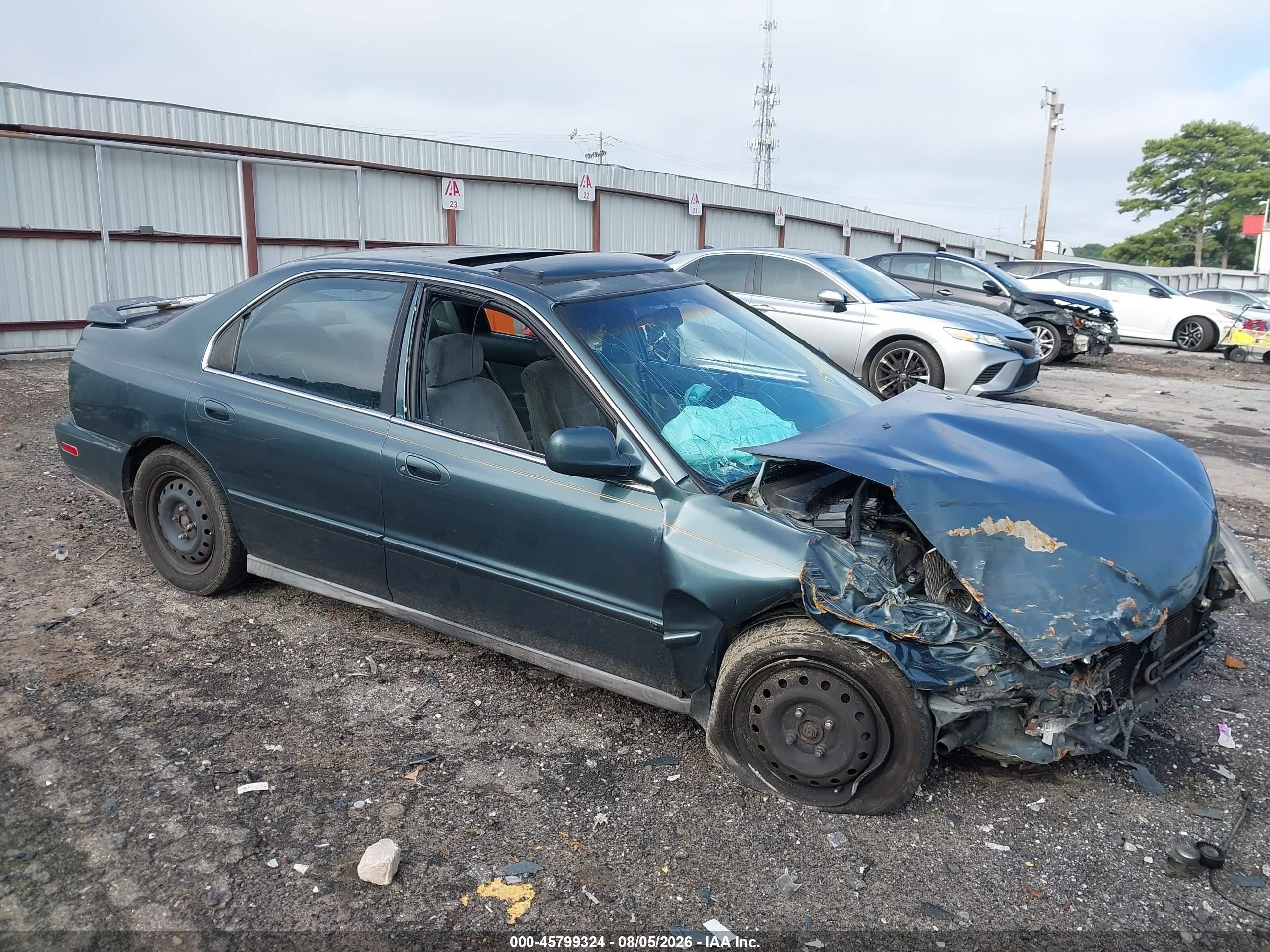 1996 Honda Accord Ex/ex-r Teal vin: 1HGCD5654TA154177