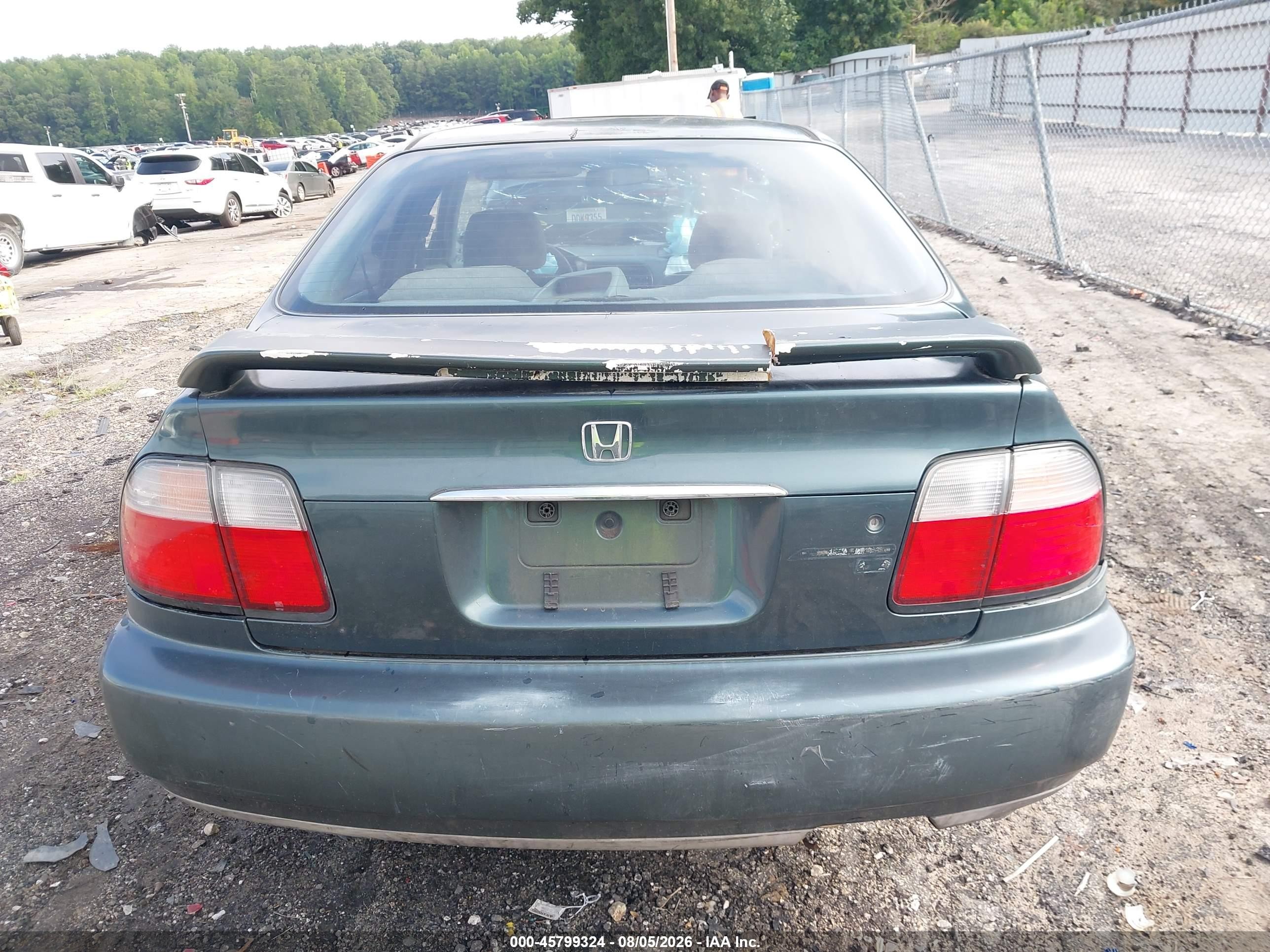 1996 Honda Accord Ex/ex-r Teal vin: 1HGCD5654TA154177