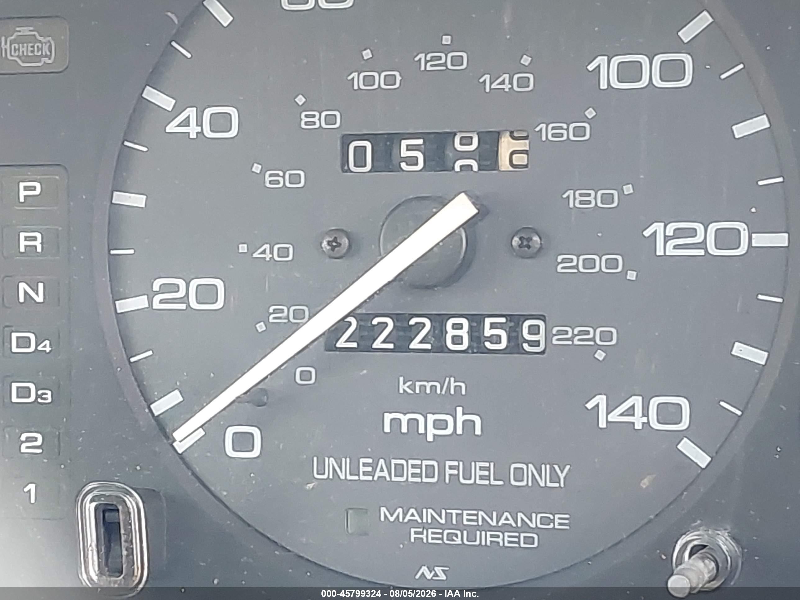 1996 Honda Accord Ex/ex-r Teal vin: 1HGCD5654TA154177