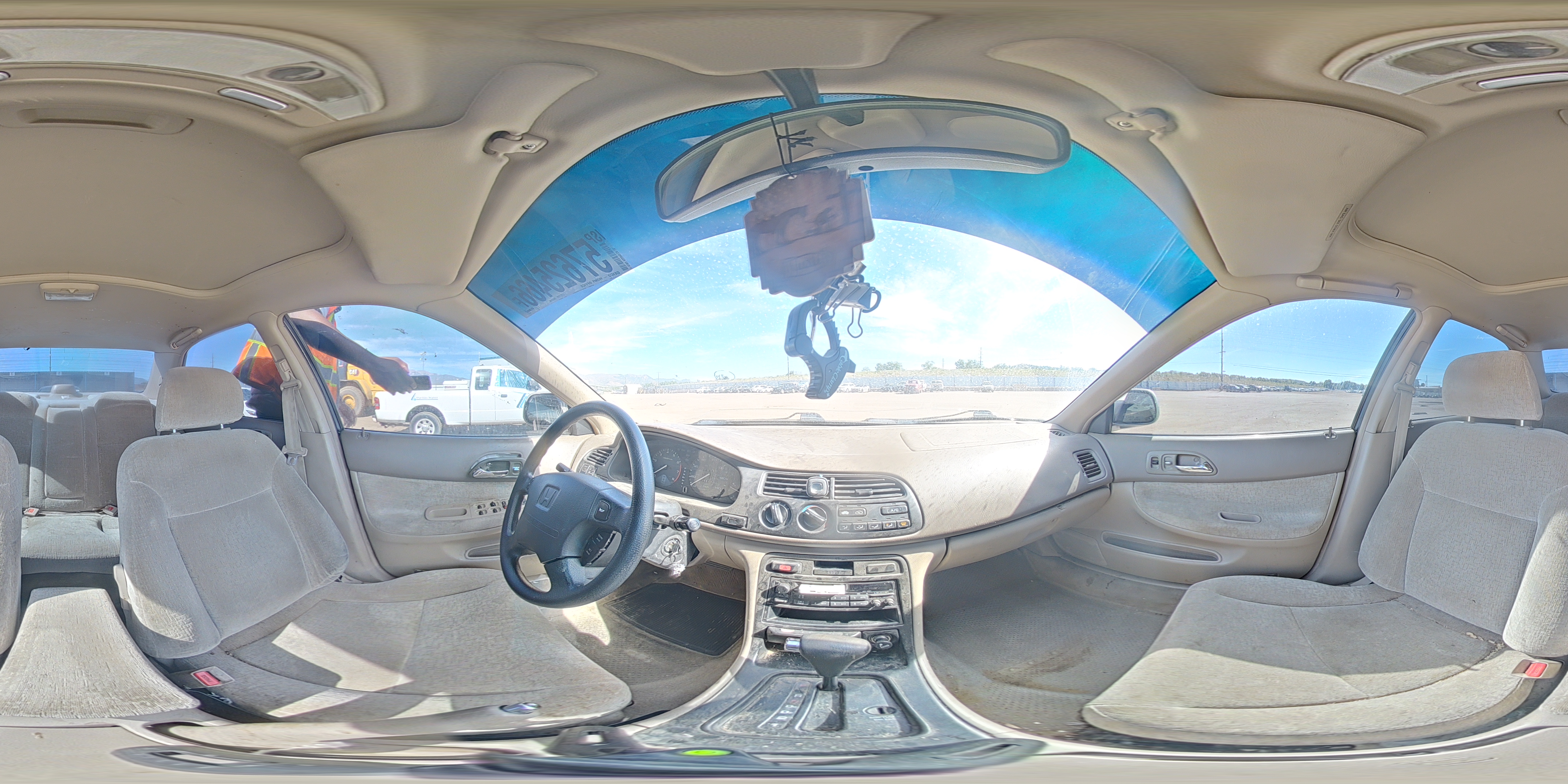 1997 Honda Accord Ex Silver vin: 1HGCD5654VA032258