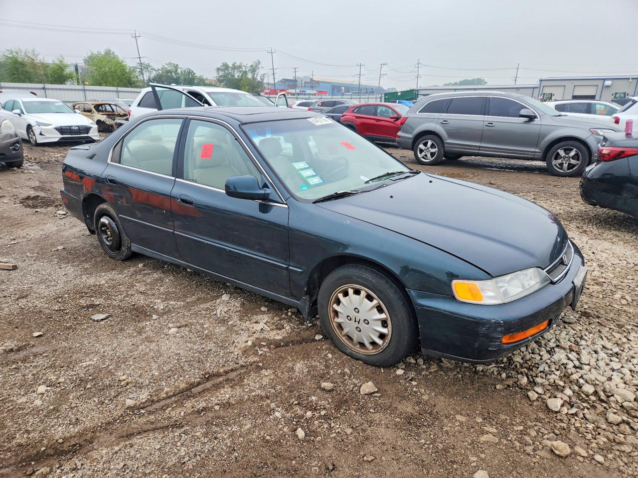 1997 Honda Accord Ex Green vin: 1HGCD5656VA243817