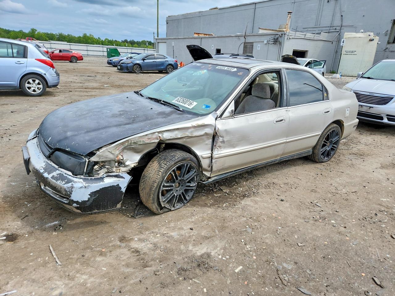 1996 Honda Accord Ex Tan vin: 1HGCD5658TA178661