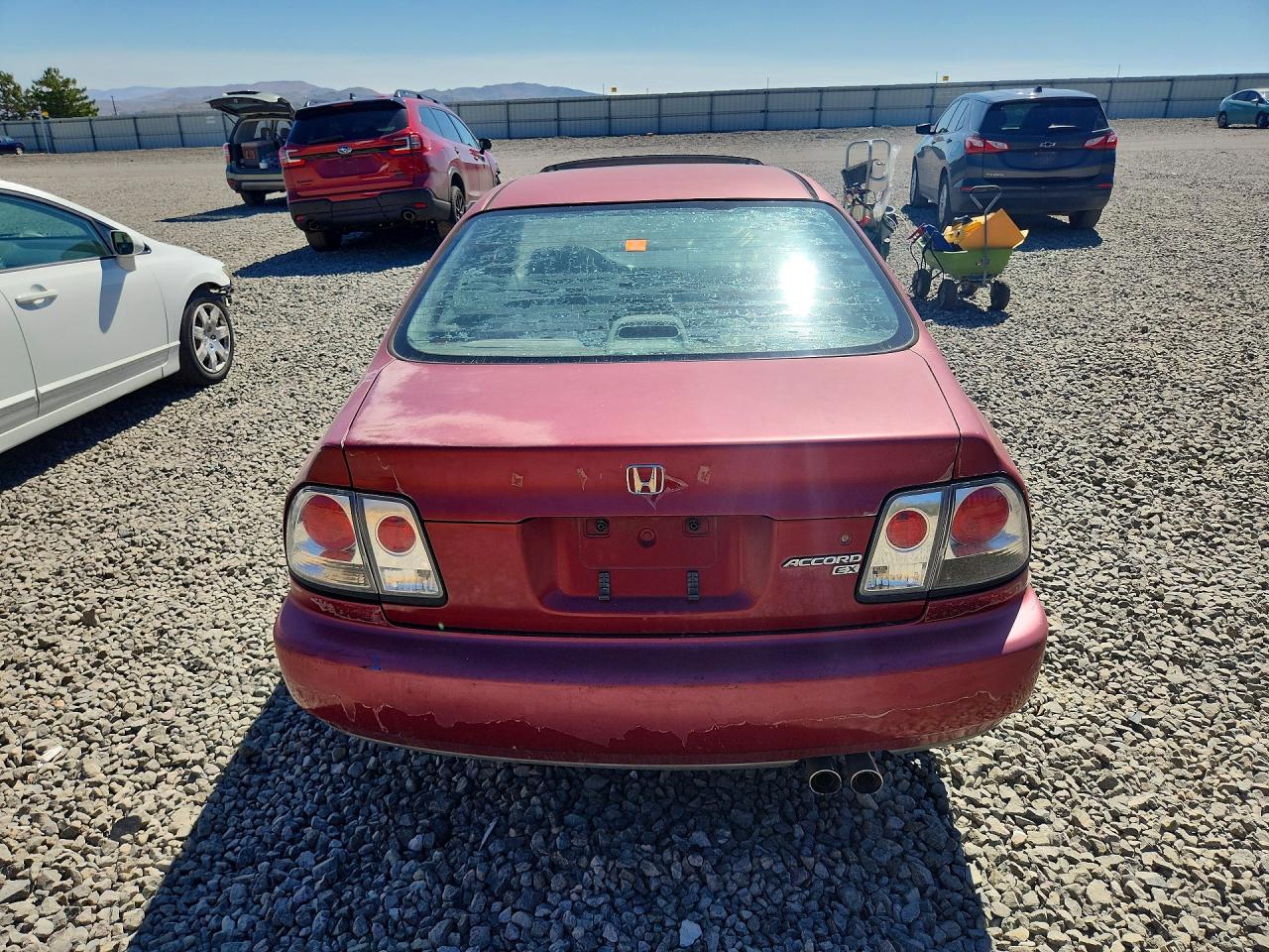 1996 Honda Accord Ex Burgundy vin: 1HGCD5659TA090928