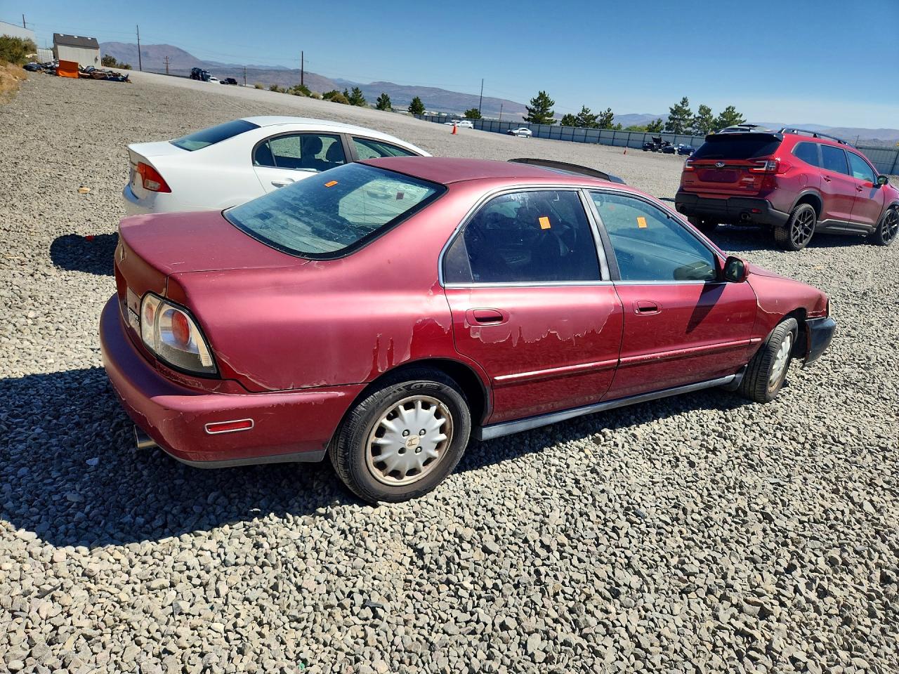1996 Honda Accord Ex Burgundy vin: 1HGCD5659TA090928