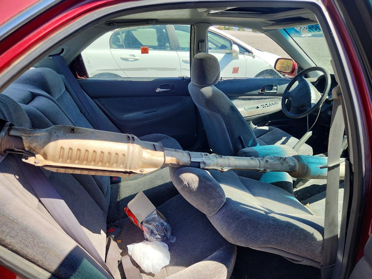 1996 Honda Accord Ex Burgundy vin: 1HGCD5659TA090928